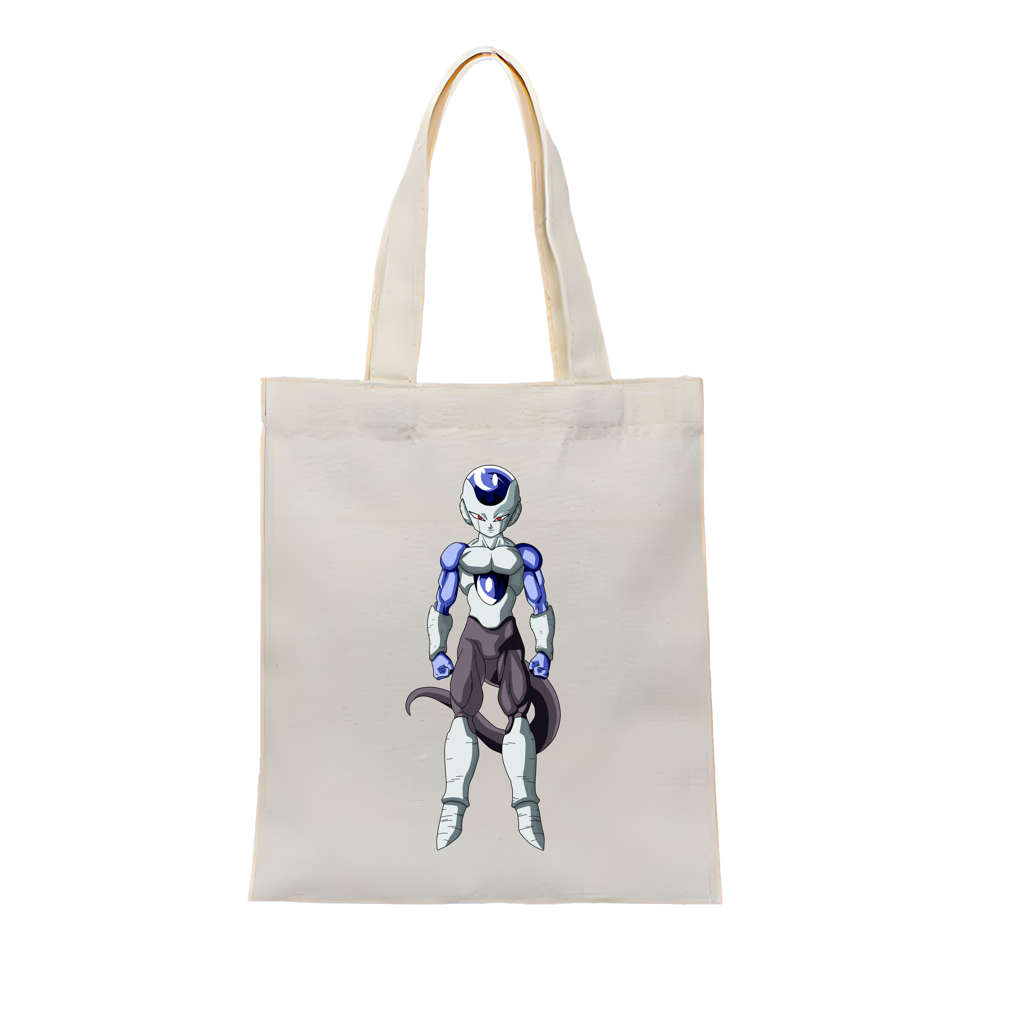 （画像用） ドラゴンボール フリーザ DRAGON BALL Frieza 縦型キャンバス生地手提げバッグ　トートバッグ