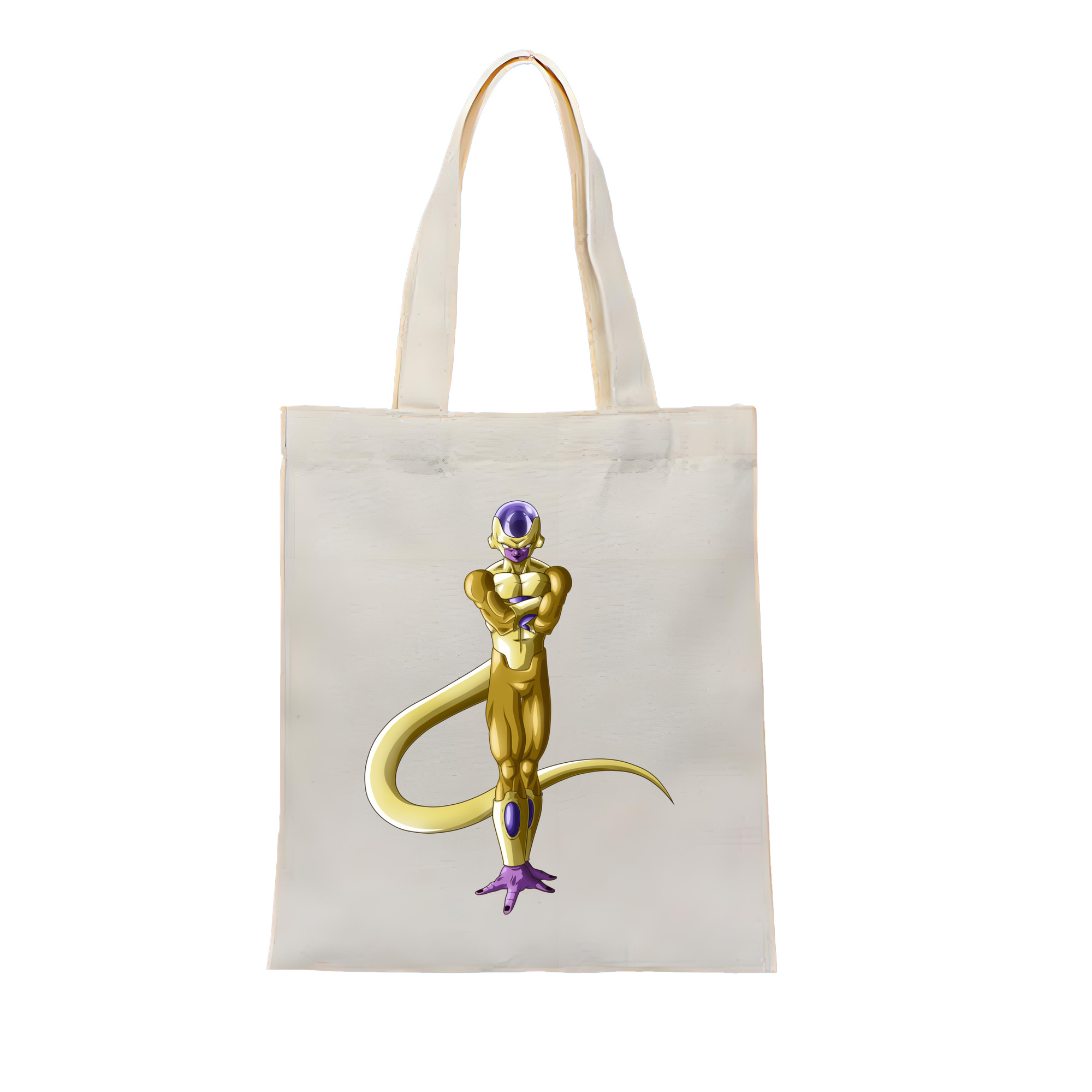 （画像用） ドラゴンボール フリーザ DRAGON BALL Frieza 縦型キャンバス生地手提げバッグ　トートバッグ