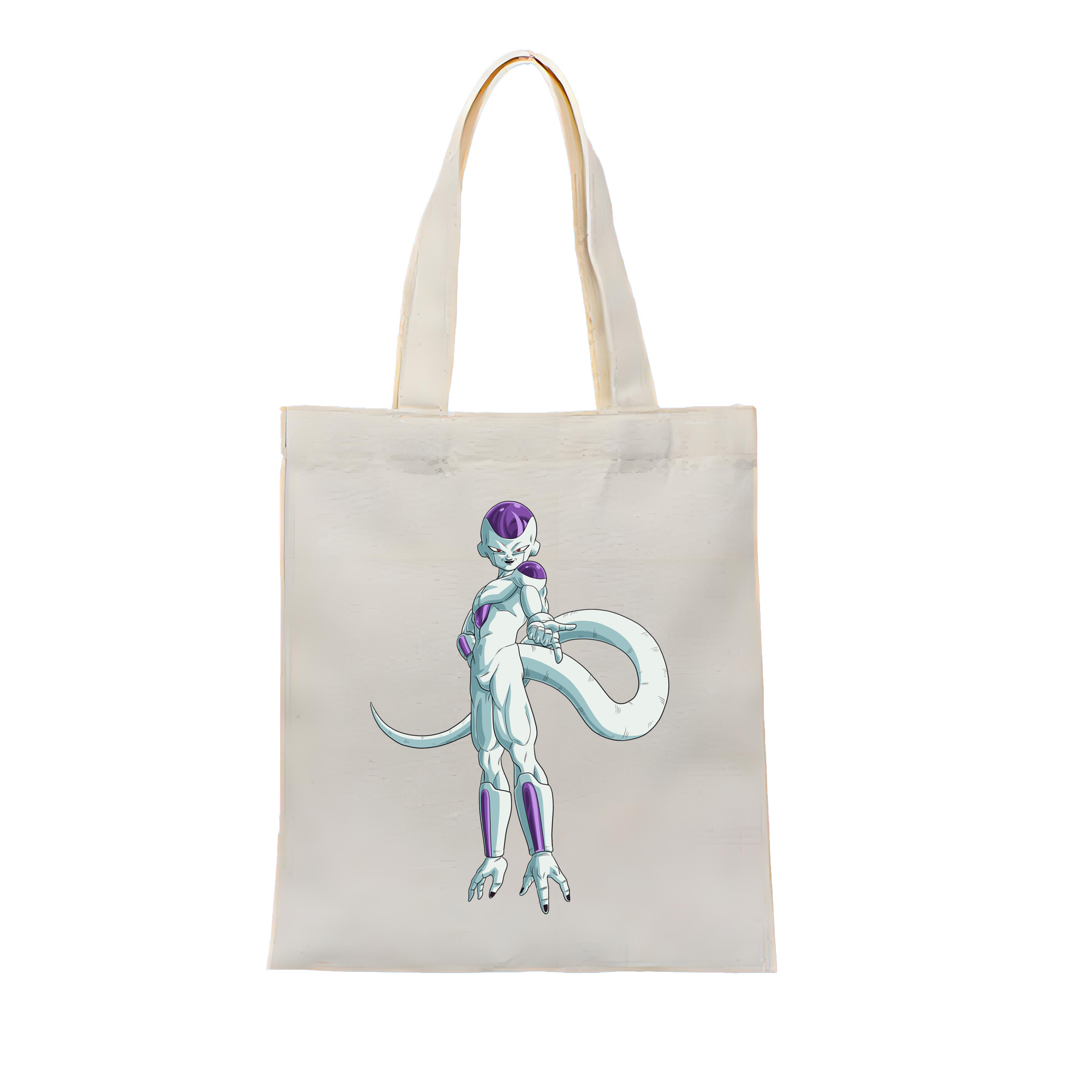 （画像用） ドラゴンボール フリーザ DRAGON BALL Frieza 縦型キャンバス生地手提げバッグ　トートバッグ