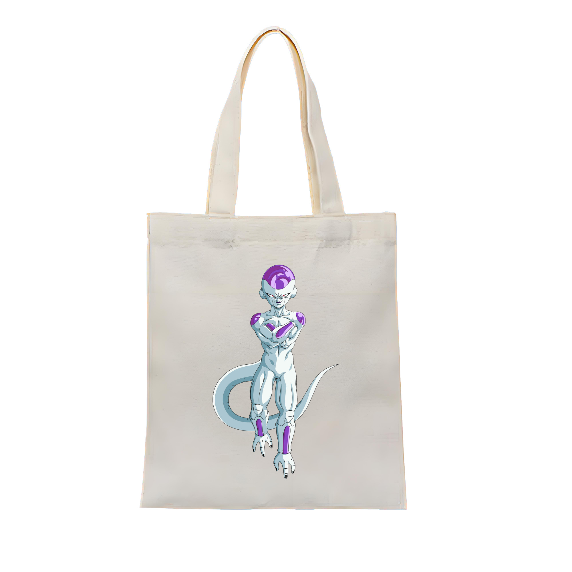 （画像用） ドラゴンボール フリーザ DRAGON BALL Frieza 縦型キャンバス生地手提げバッグ　トートバッグ