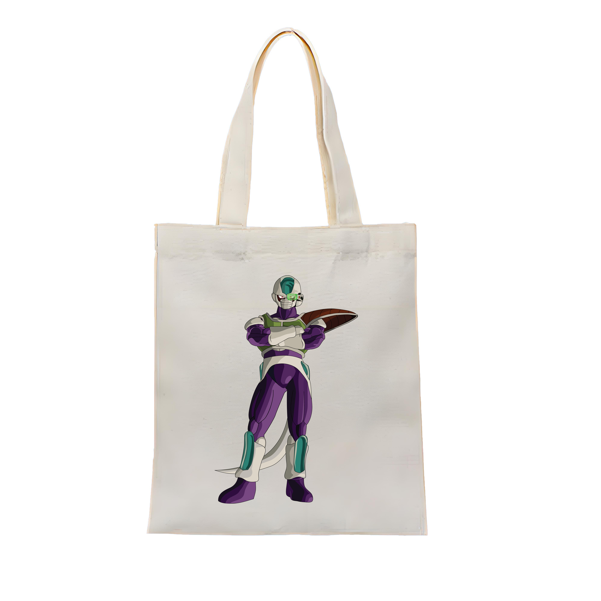 （画像用） ドラゴンボール フリーザ DRAGON BALL Frieza 縦型キャンバス生地手提げバッグ　トートバッグ