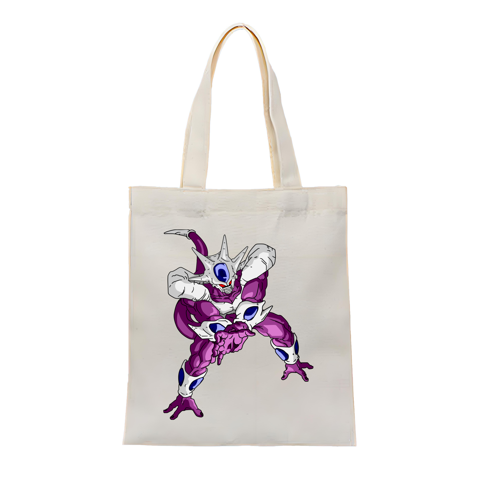 （画像用） ドラゴンボール クウラ DRAGON BALL Cooler Coora 縦型キャンバス生地手提げバッグ　トートバッグ