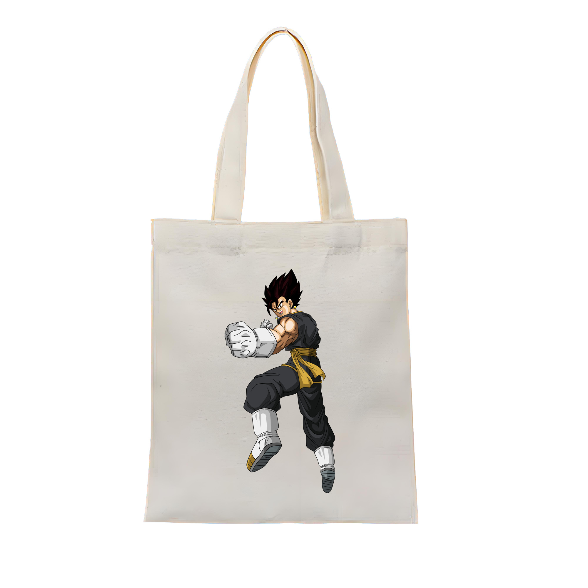 （画像用） ドラゴンボール ベジット DRAGON BALL Vegetto 縦型キャンバス生地手提げバッグ　トートバッグ
