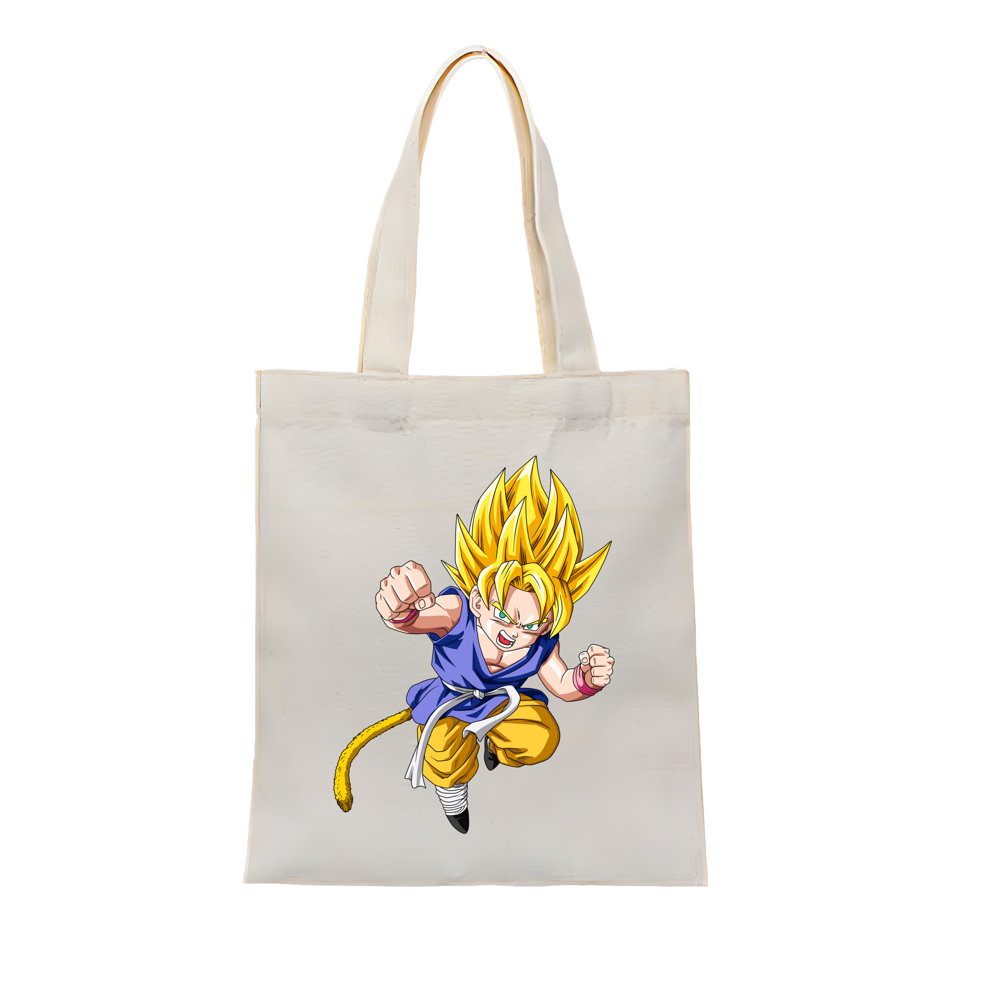 （画像用） ドラゴンボール ベジット DRAGON BALL Vegetto 縦型キャンバス生地手提げバッグ　トートバッグ