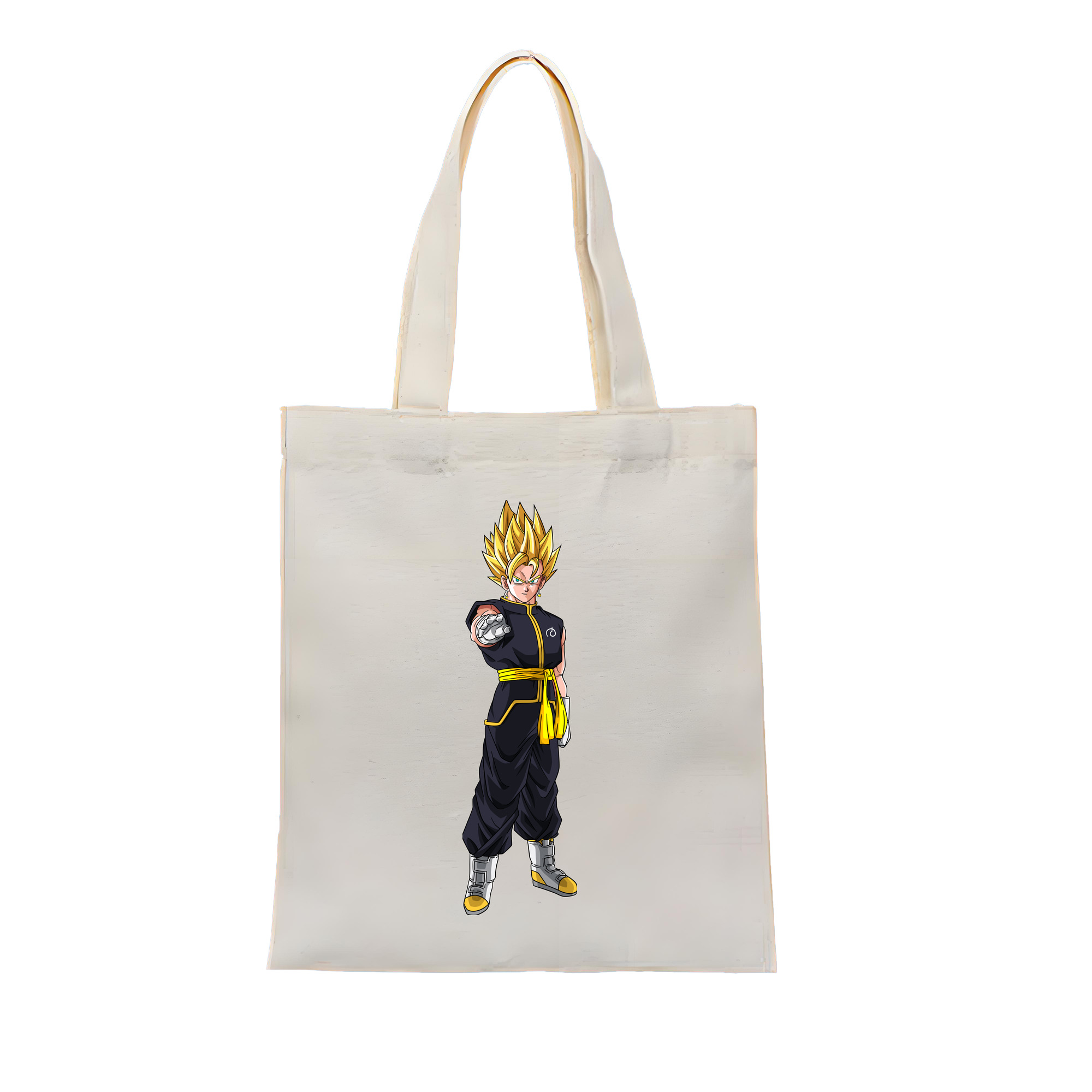 （画像用） ドラゴンボール ベジット DRAGON BALL Vegetto 縦型キャンバス生地手提げバッグ　トートバッグ