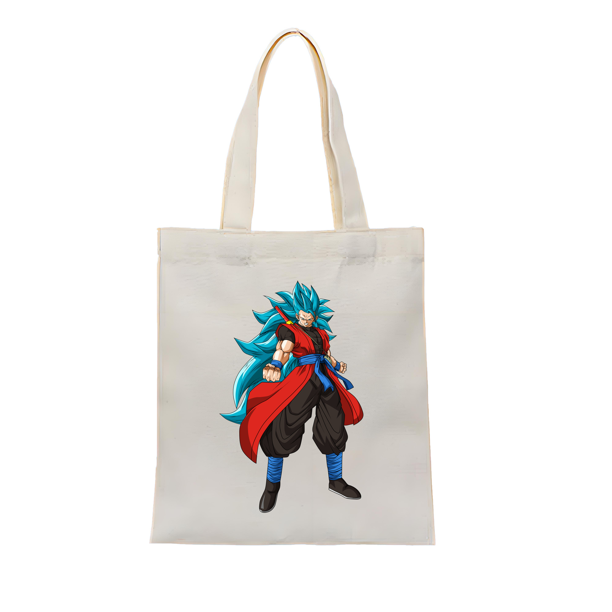 （画像用） ドラゴンボール ベジット DRAGON BALL Vegetto 縦型キャンバス生地手提げバッグ　トートバッグ