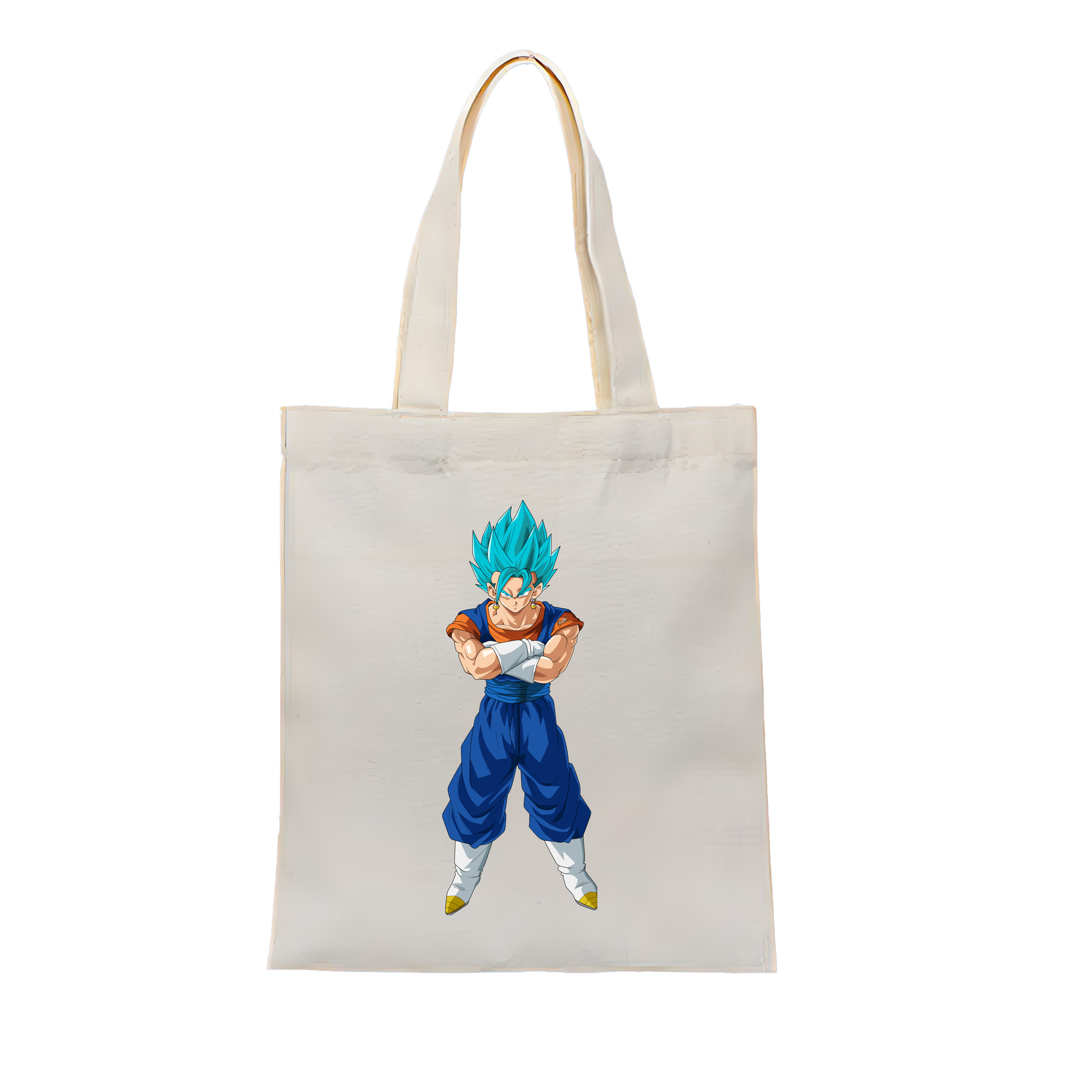 （画像用） ドラゴンボール ベジット DRAGON BALL Vegetto 縦型キャンバス生地手提げバッグ　トートバッグ