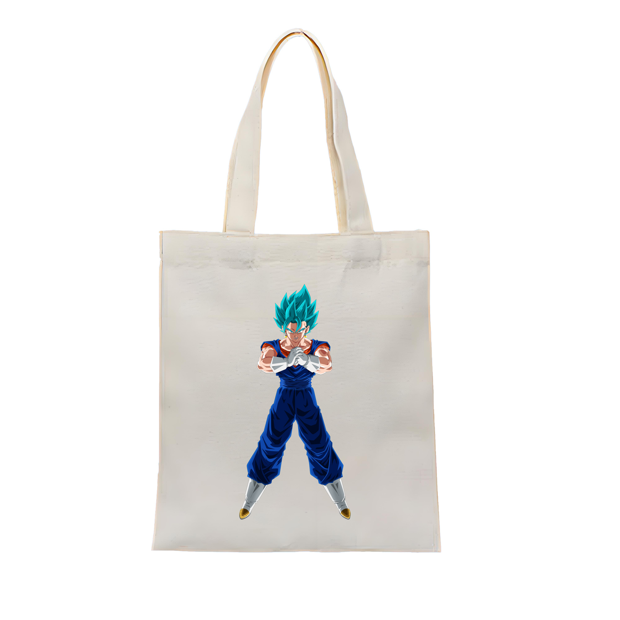 （画像用） ドラゴンボール ベジット DRAGON BALL Vegetto 縦型キャンバス生地手提げバッグ　トートバッグ