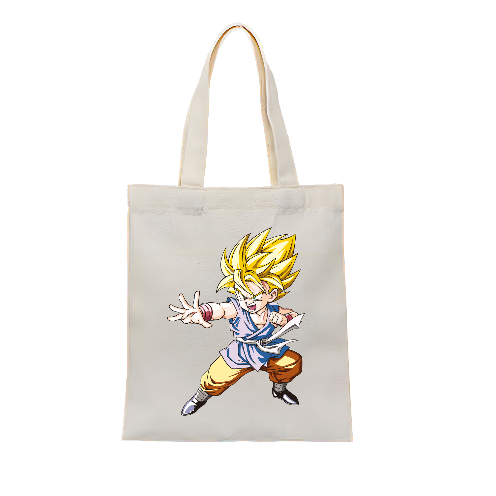 （画像用） ドラゴンボール ベジット DRAGON BALL Vegetto 縦型キャンバス生地手提げバッグ　トートバッグ