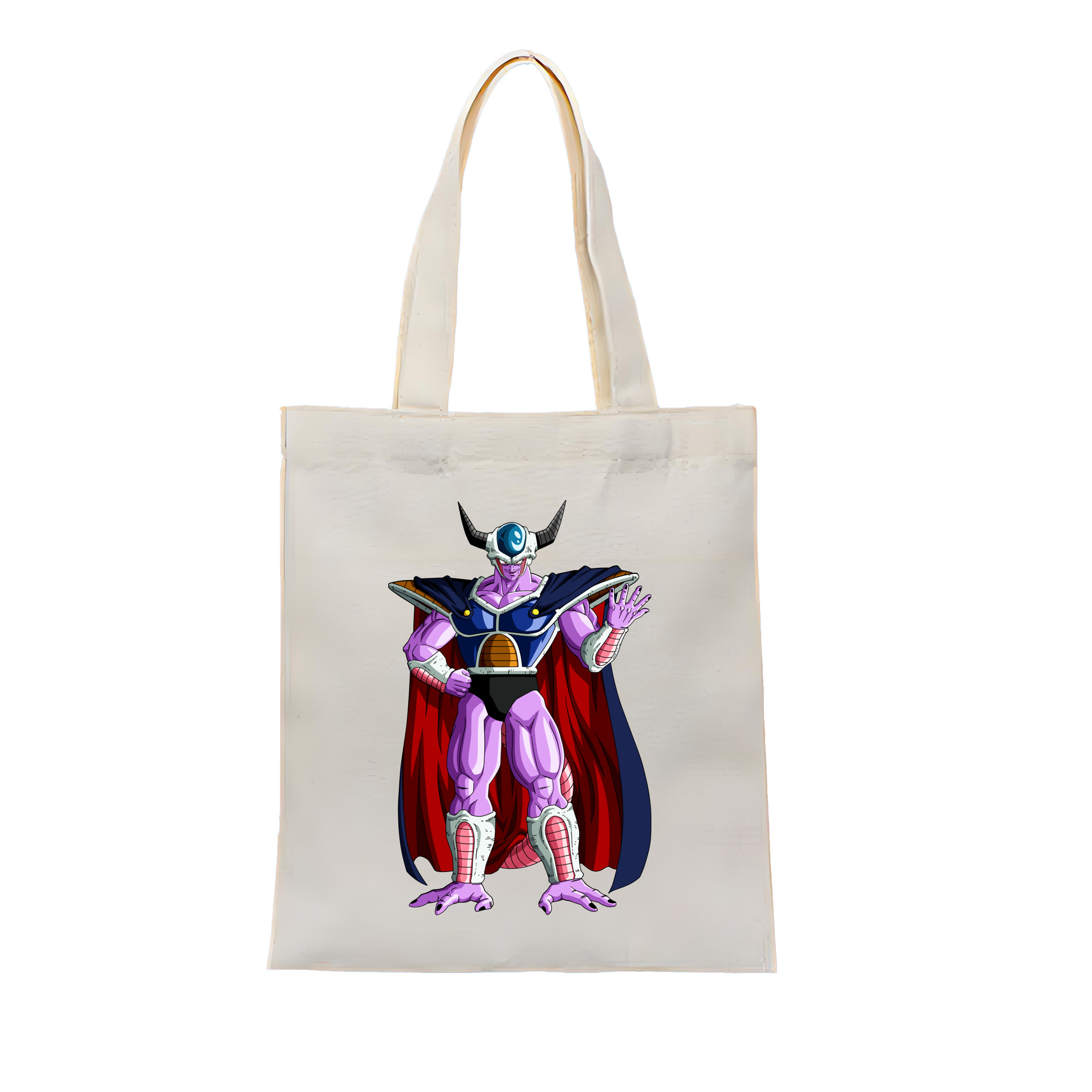（画像用） ドラゴンボール コルド大王 DRAGON BALL King Cold 縦型キャンバス生地手提げバッグ　トートバッグ