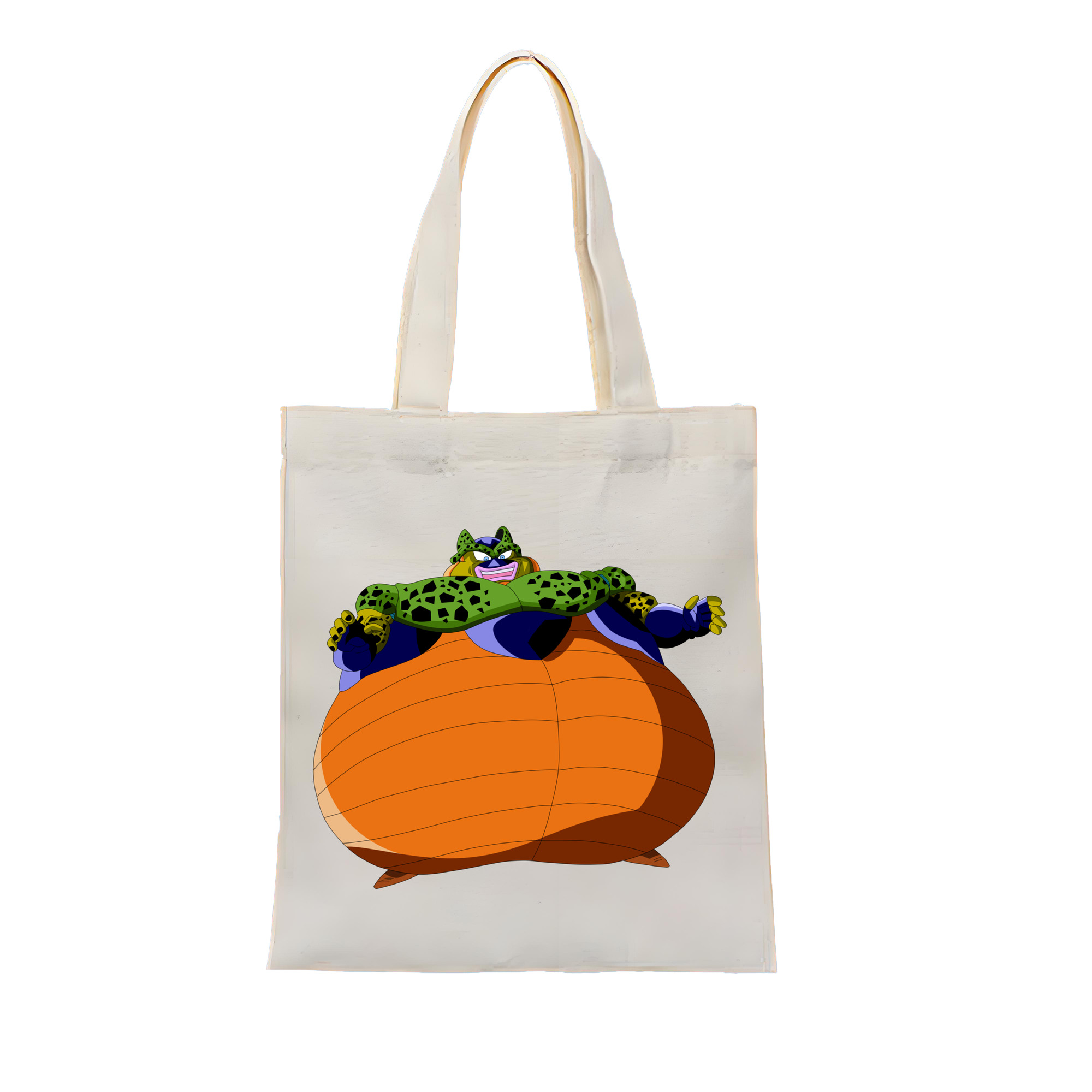 （画像用） ドラゴンボール セル DRAGON BALL Cell 縦型キャンバス生地手提げバッグ　トートバッグ