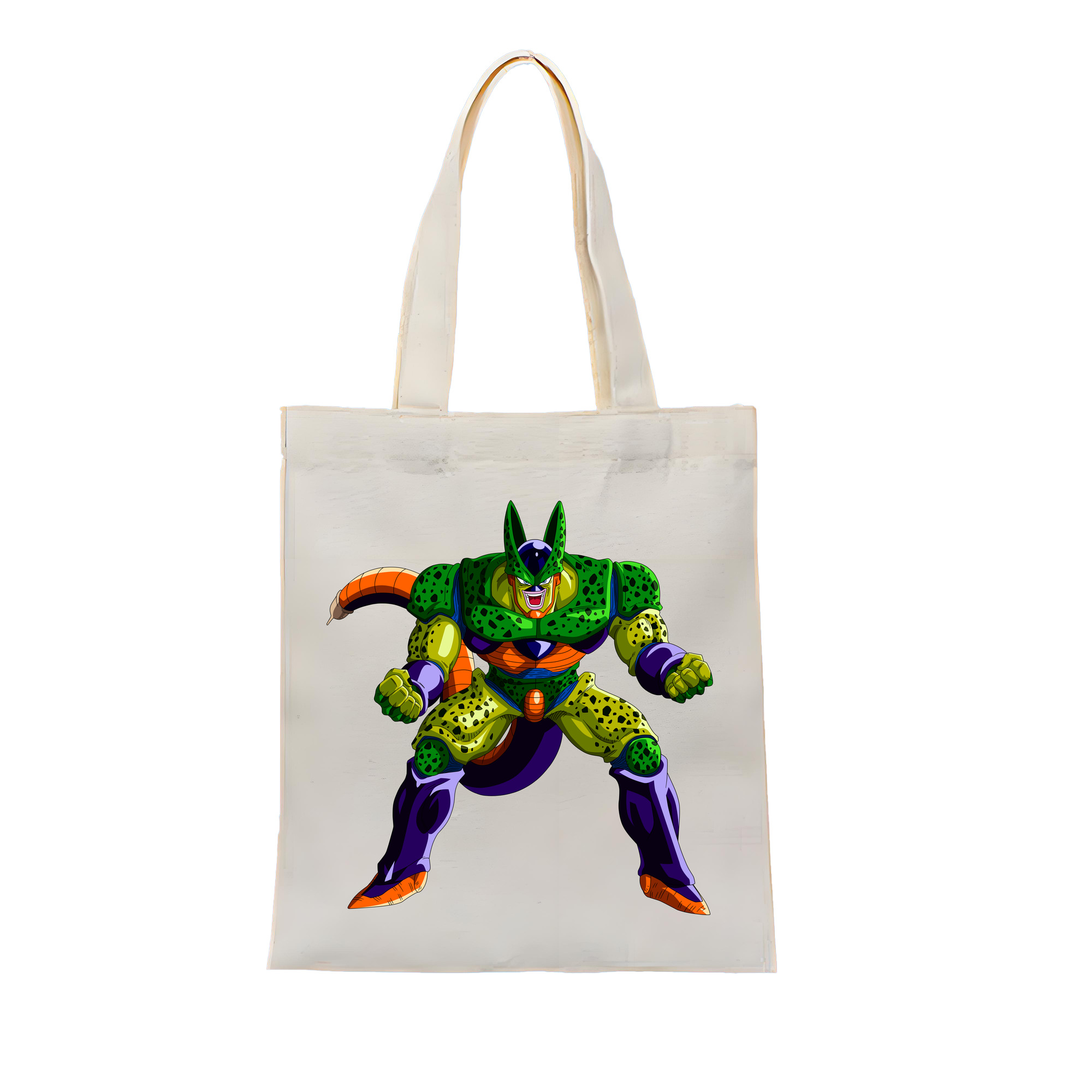 （画像用） ドラゴンボール セル DRAGON BALL Cell 縦型キャンバス生地手提げバッグ　トートバッグ