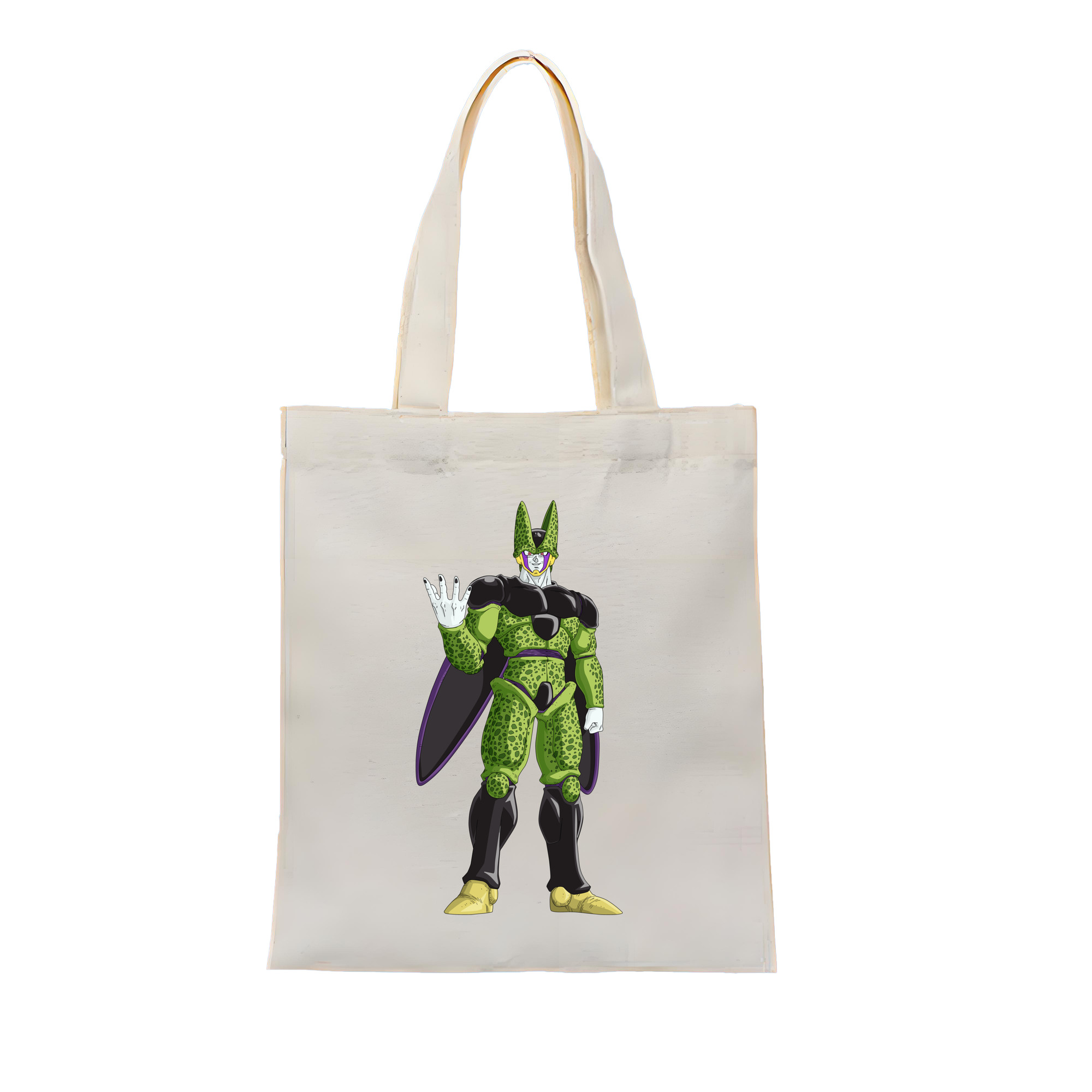 （画像用） ドラゴンボール セル DRAGON BALL Cell 縦型キャンバス生地手提げバッグ　トートバッグ