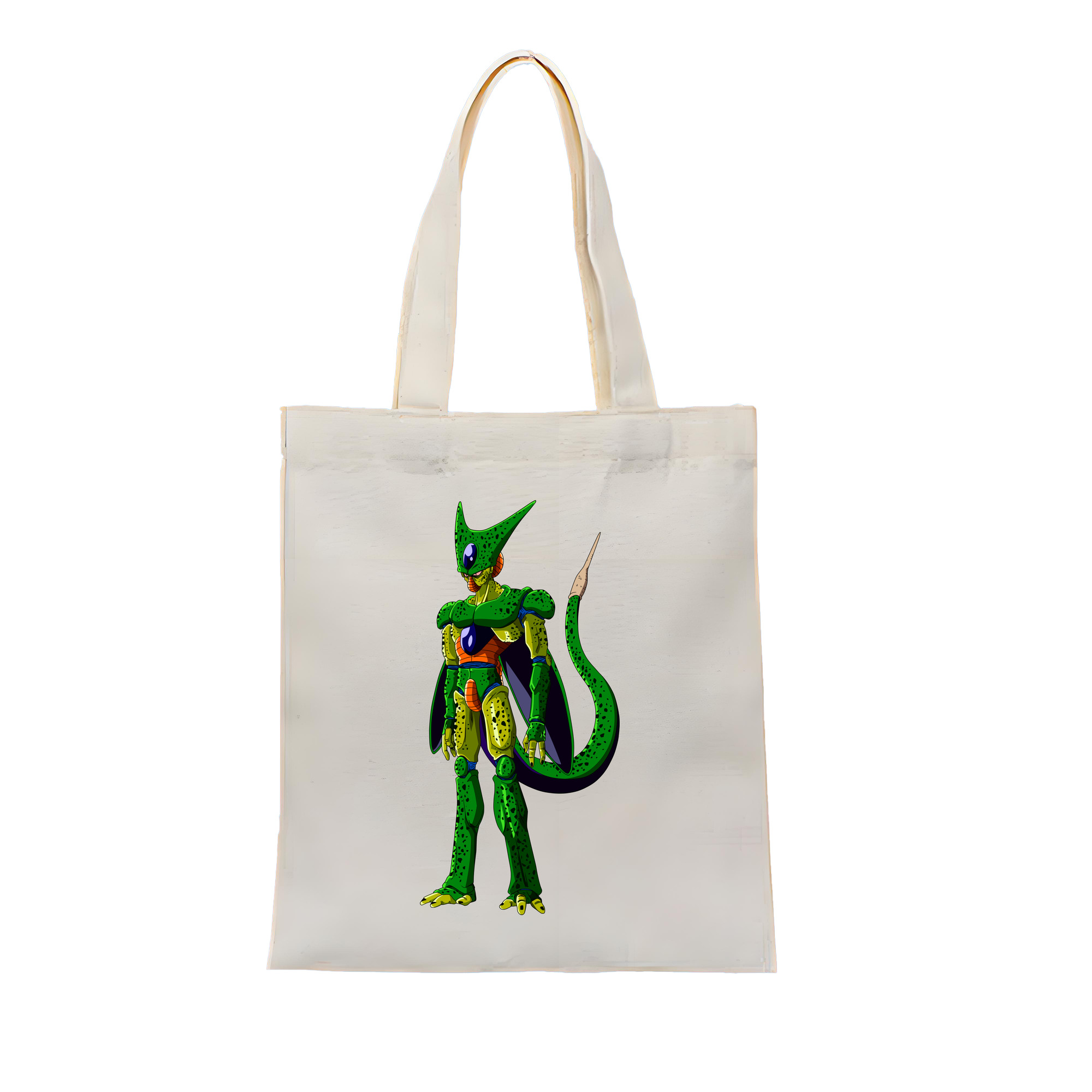 （画像用） ドラゴンボール セル DRAGON BALL Cell 縦型キャンバス生地手提げバッグ　トートバッグ
