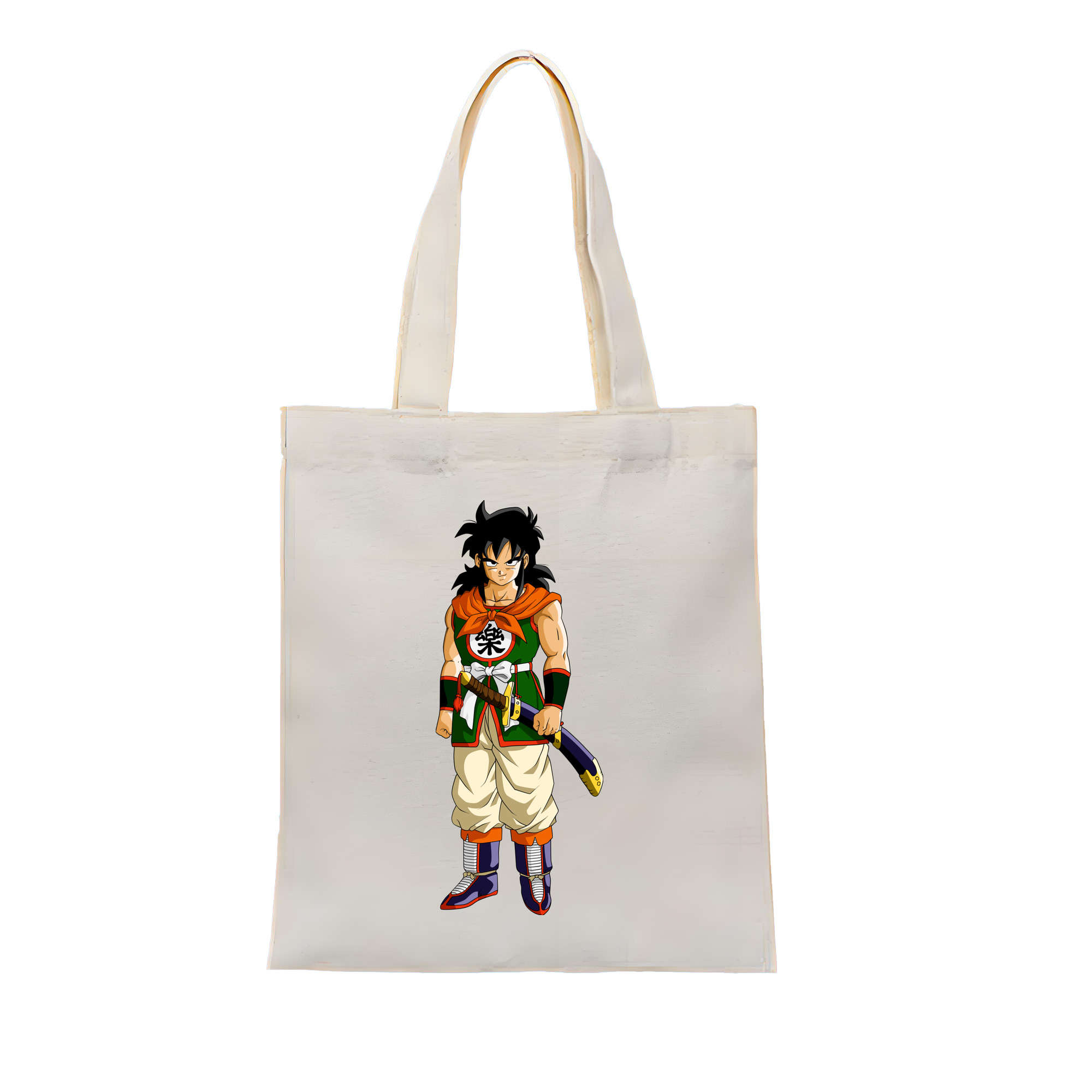 （画像用） ドラゴンボール ヤムチャ DRAGON BALL Yamcha 縦型キャンバス生地手提げバッグ　トートバッグ