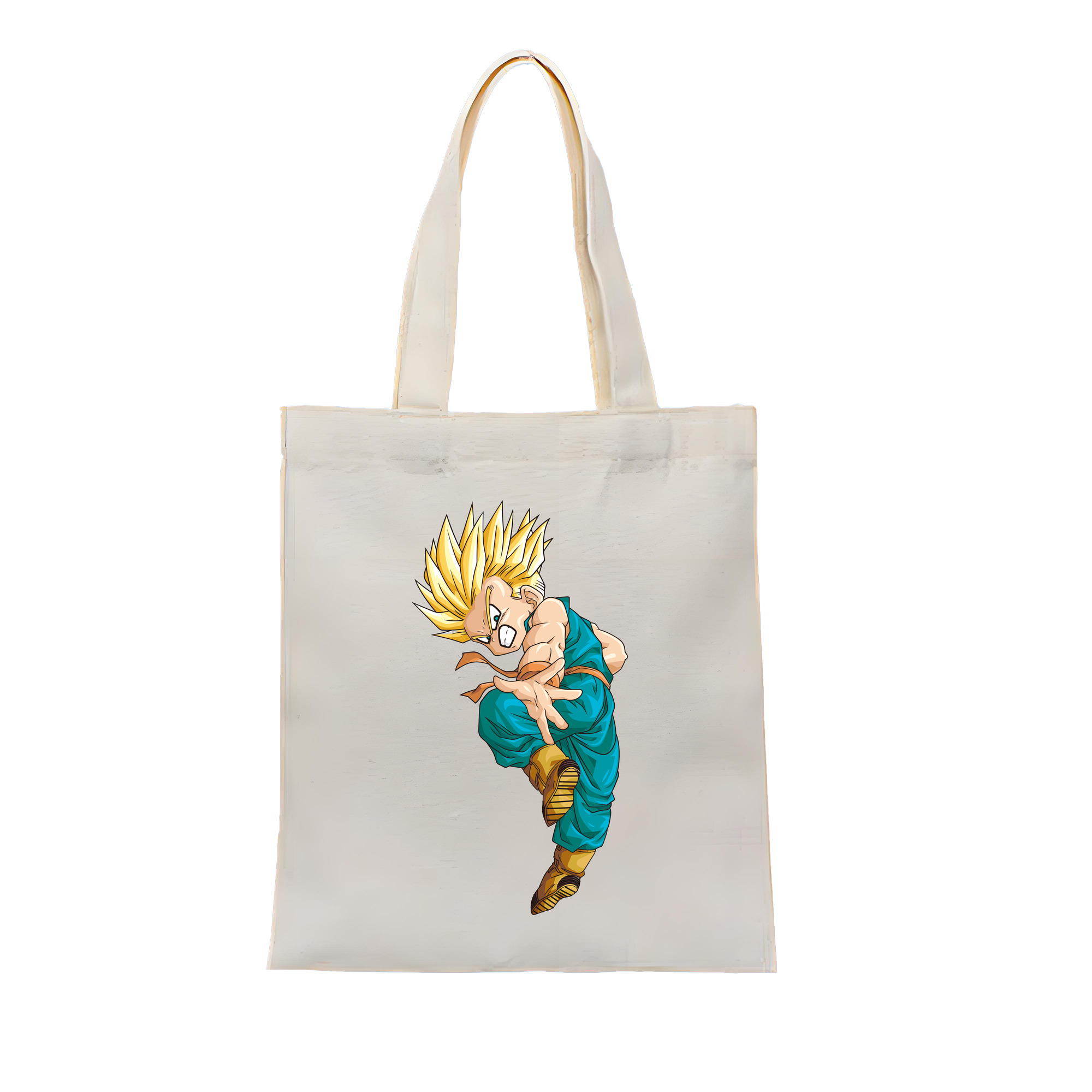 （画像用） ドラゴンボール DRAGON BALL 縦型キャンバス生地手提げバッグ　トートバッグ