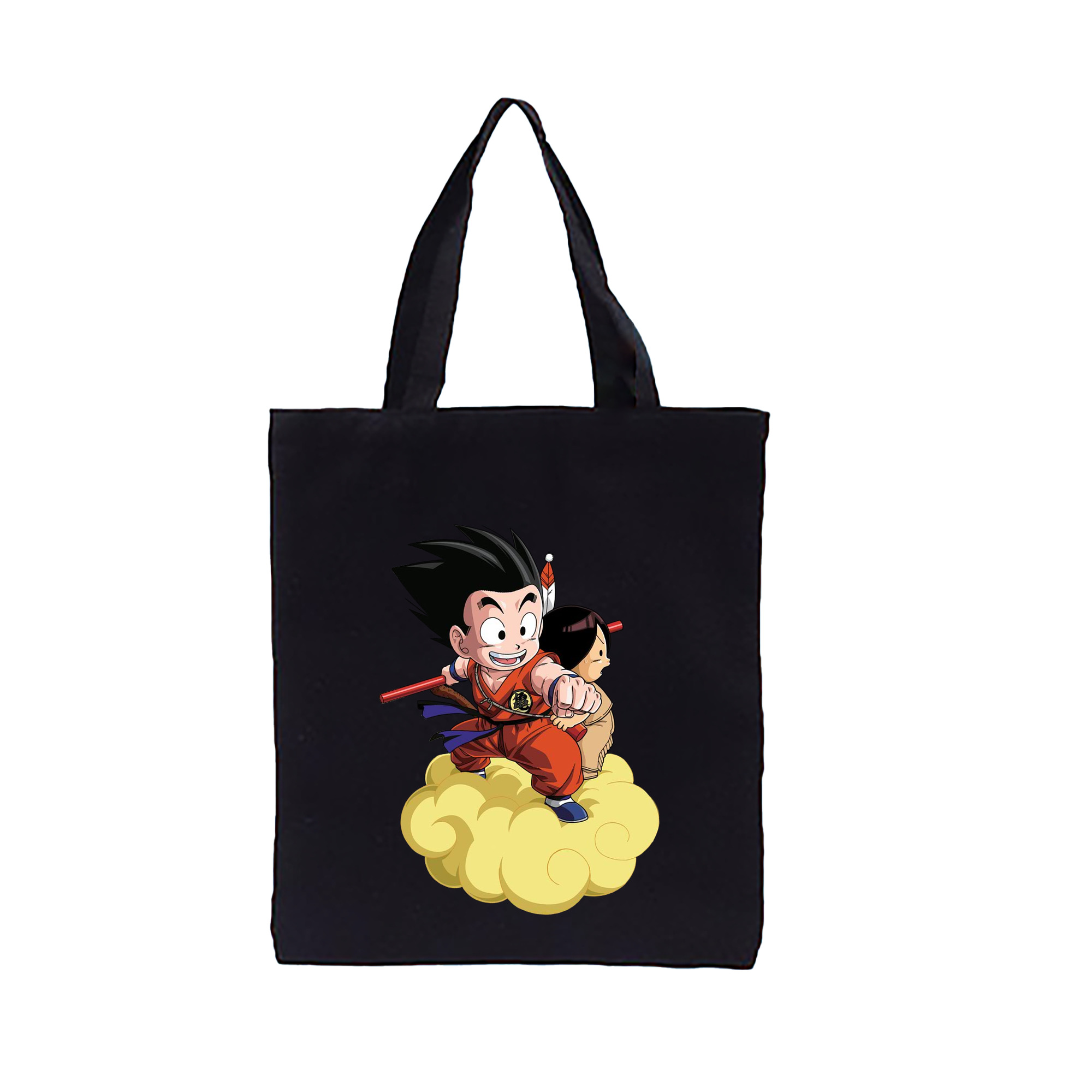 （画像用） ドラゴンボール 孫悟空（そん ごくう）Son Goku カカロット DRAGON BALL Kakarotto 縦型キャンバス生地手提げバッグ　トートバッグ