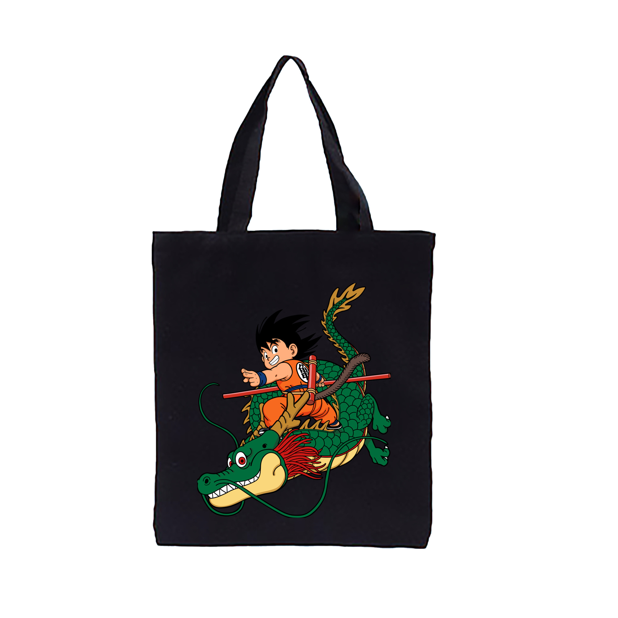 （画像用） ドラゴンボール 孫悟空（そん ごくう）Son Goku カカロット DRAGON BALL Kakarotto 縦型キャンバス生地手提げバッグ　トートバッグ
