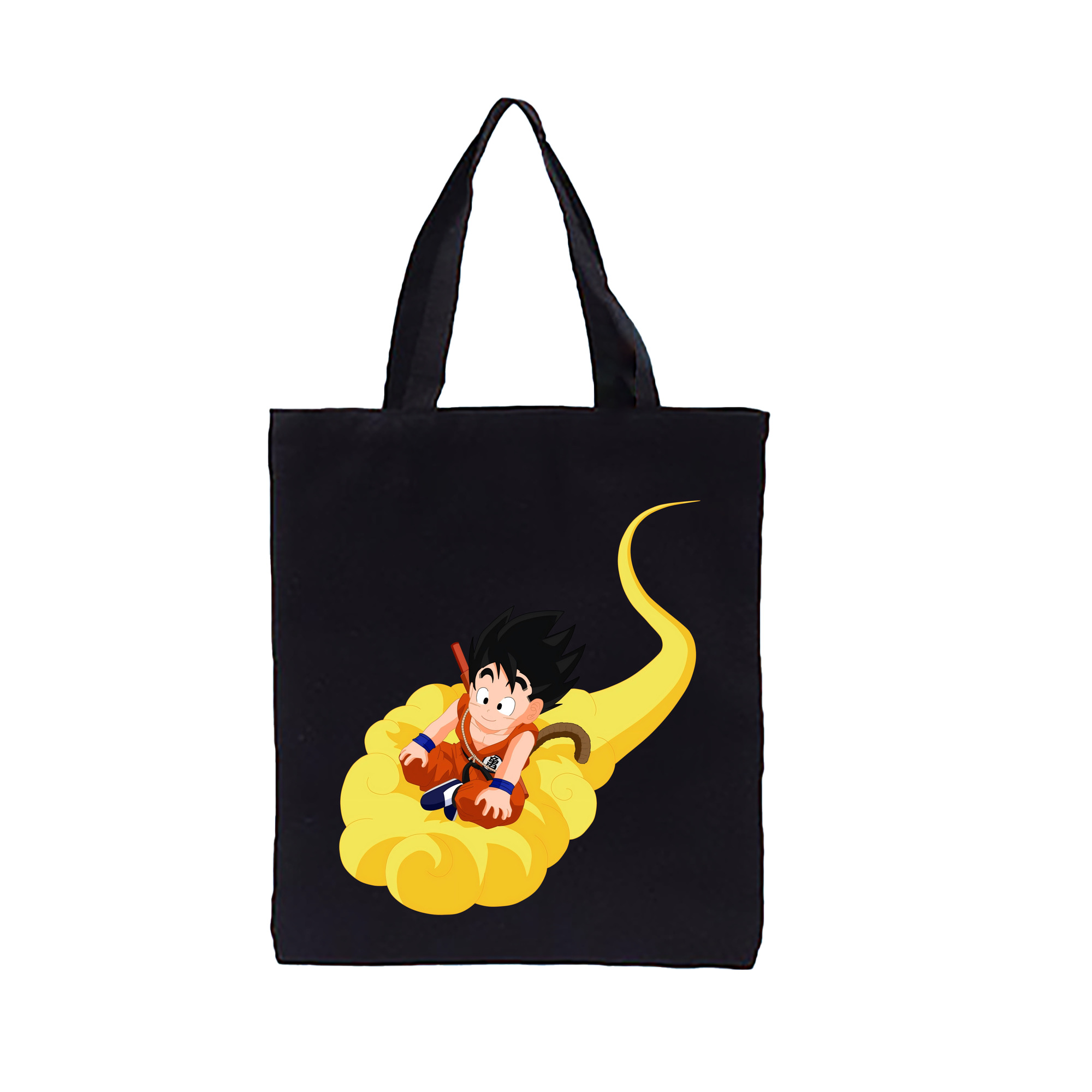 （画像用） ドラゴンボール 孫悟空（そん ごくう）Son Goku カカロット DRAGON BALL Kakarotto 縦型キャンバス生地手提げバッグ　トートバッグ