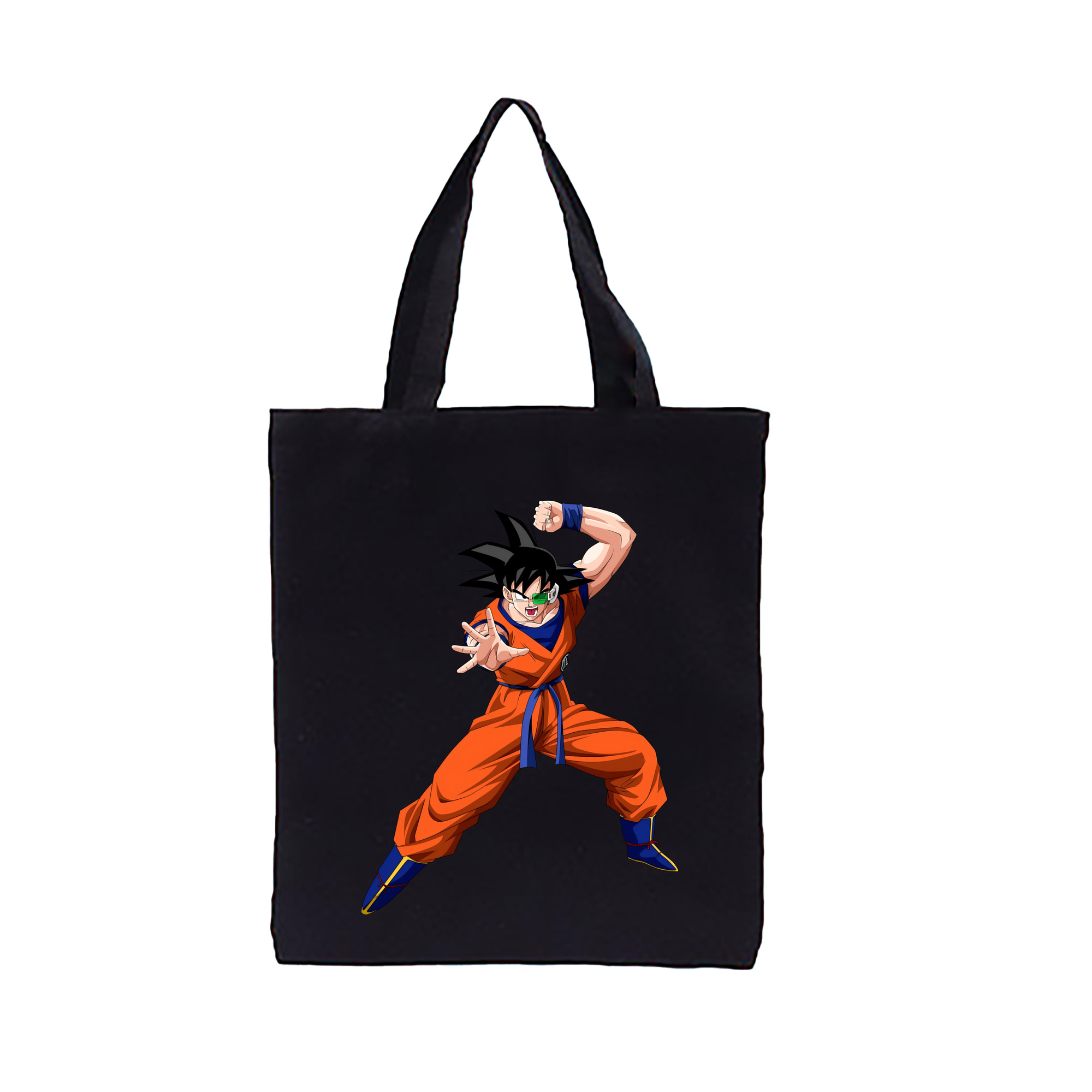 （画像用） ドラゴンボール 孫悟空（そん ごくう）Son Goku カカロット DRAGON BALL Kakarotto 縦型キャンバス生地手提げバッグ　トートバッグ