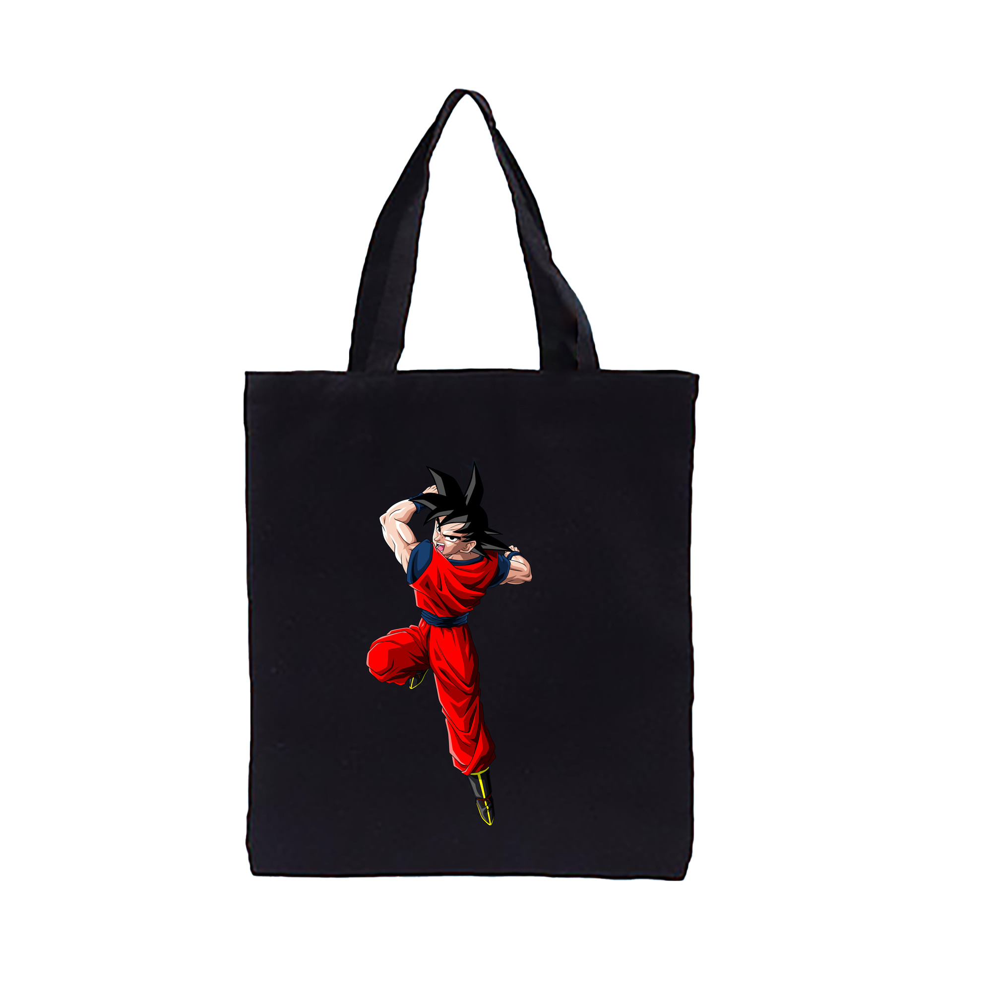 （画像用） ドラゴンボール 孫悟空（そん ごくう）Son Goku カカロット DRAGON BALL Kakarotto 縦型キャンバス生地手提げバッグ　トートバッグ