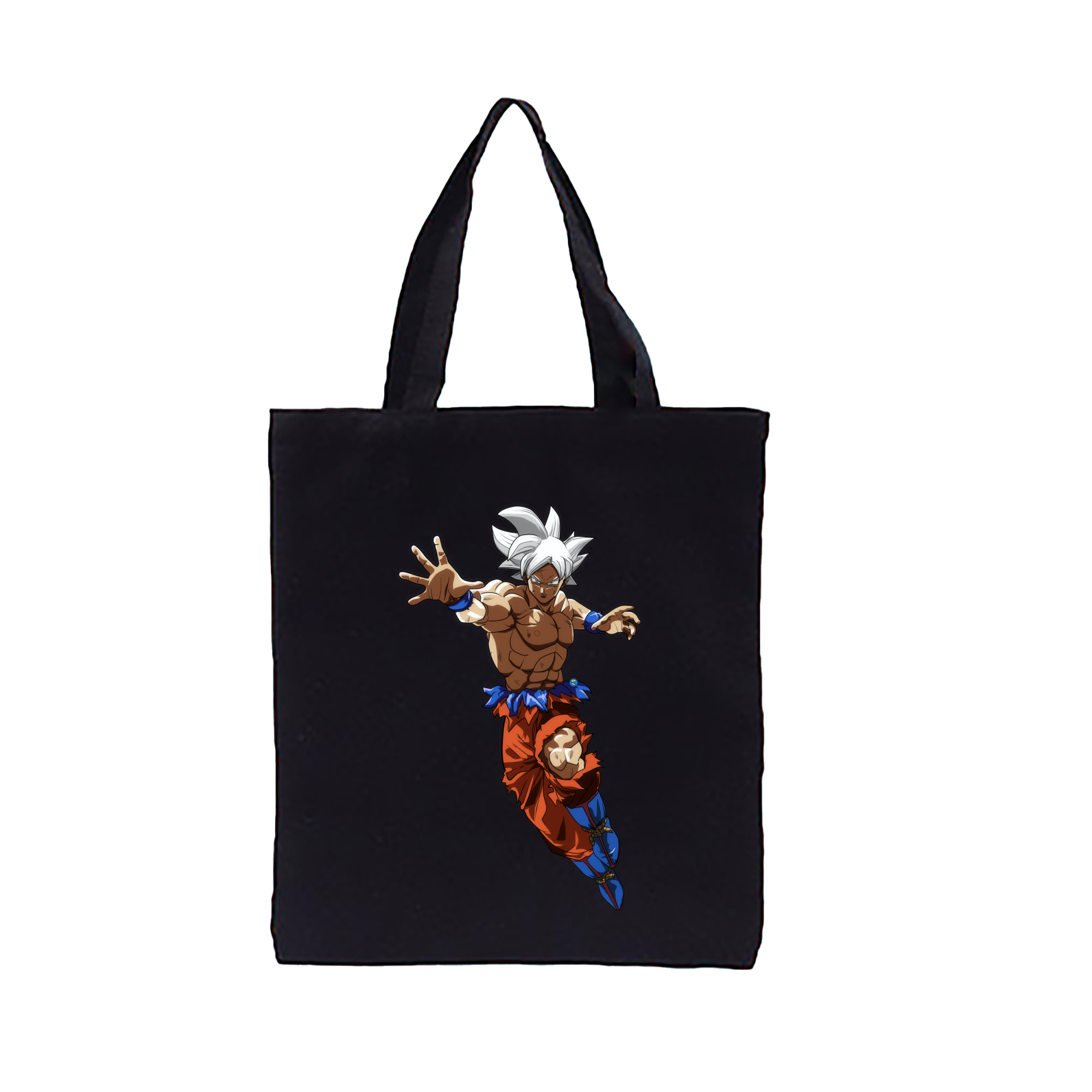 （画像用） ドラゴンボール 孫悟空（そん ごくう）Son Goku カカロット DRAGON BALL Kakarotto 縦型キャンバス生地手提げバッグ　トートバッグ