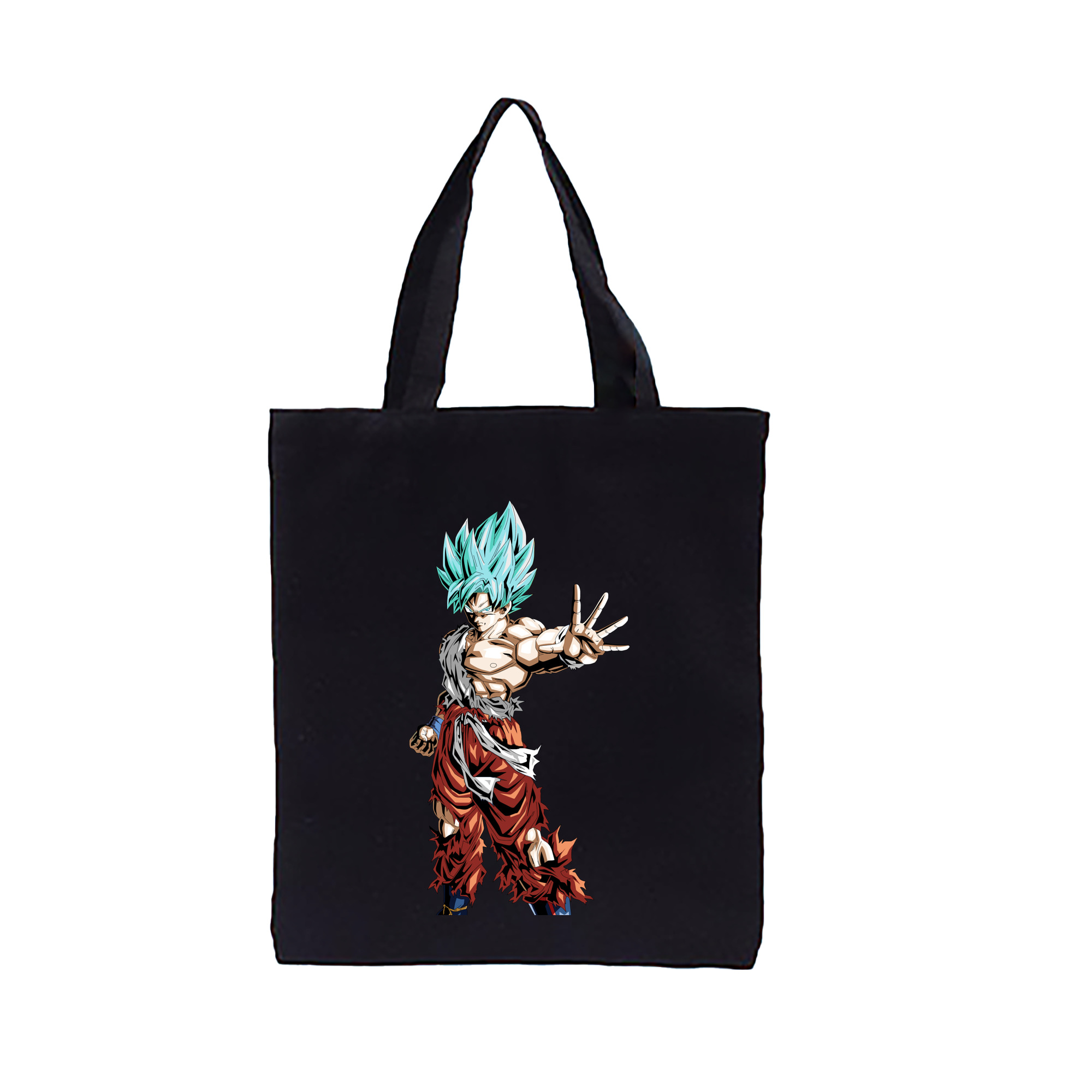 （画像用） ドラゴンボール 孫悟空（そん ごくう）Son Goku カカロット DRAGON BALL Kakarotto 縦型キャンバス生地手提げバッグ　トートバッグ