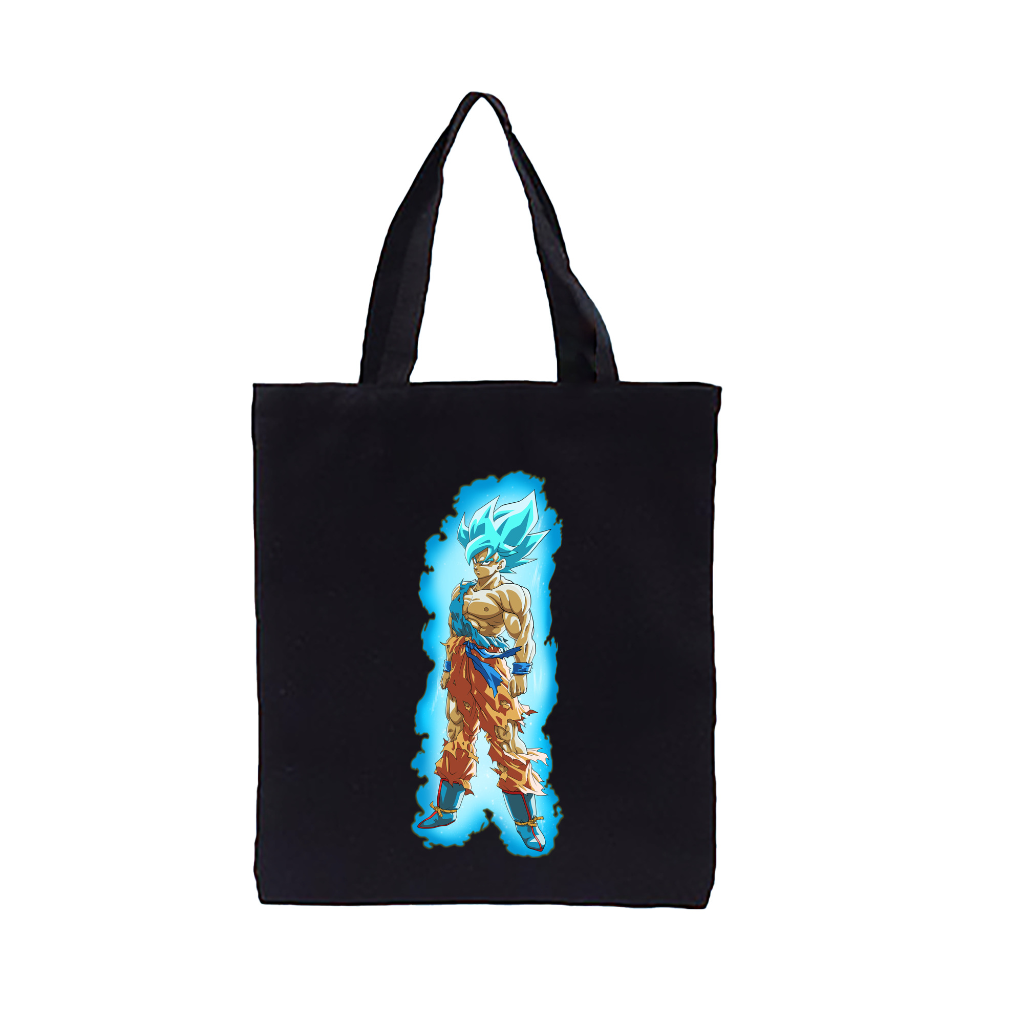 （画像用） ドラゴンボール 孫悟空（そん ごくう）Son Goku カカロット DRAGON BALL Kakarotto 縦型キャンバス生地手提げバッグ　トートバッグ