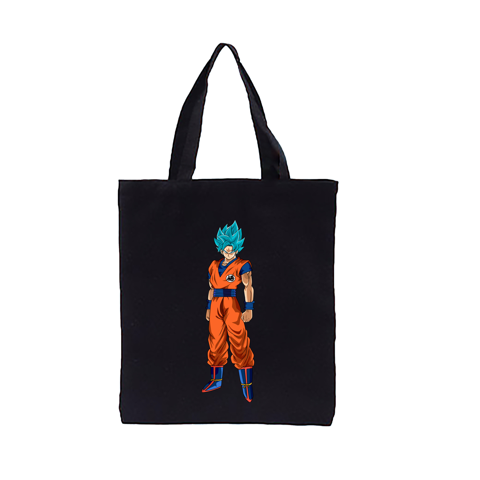 （画像用） ドラゴンボール 孫悟空（そん ごくう）Son Goku カカロット DRAGON BALL Kakarotto 縦型キャンバス生地手提げバッグ　トートバッグ
