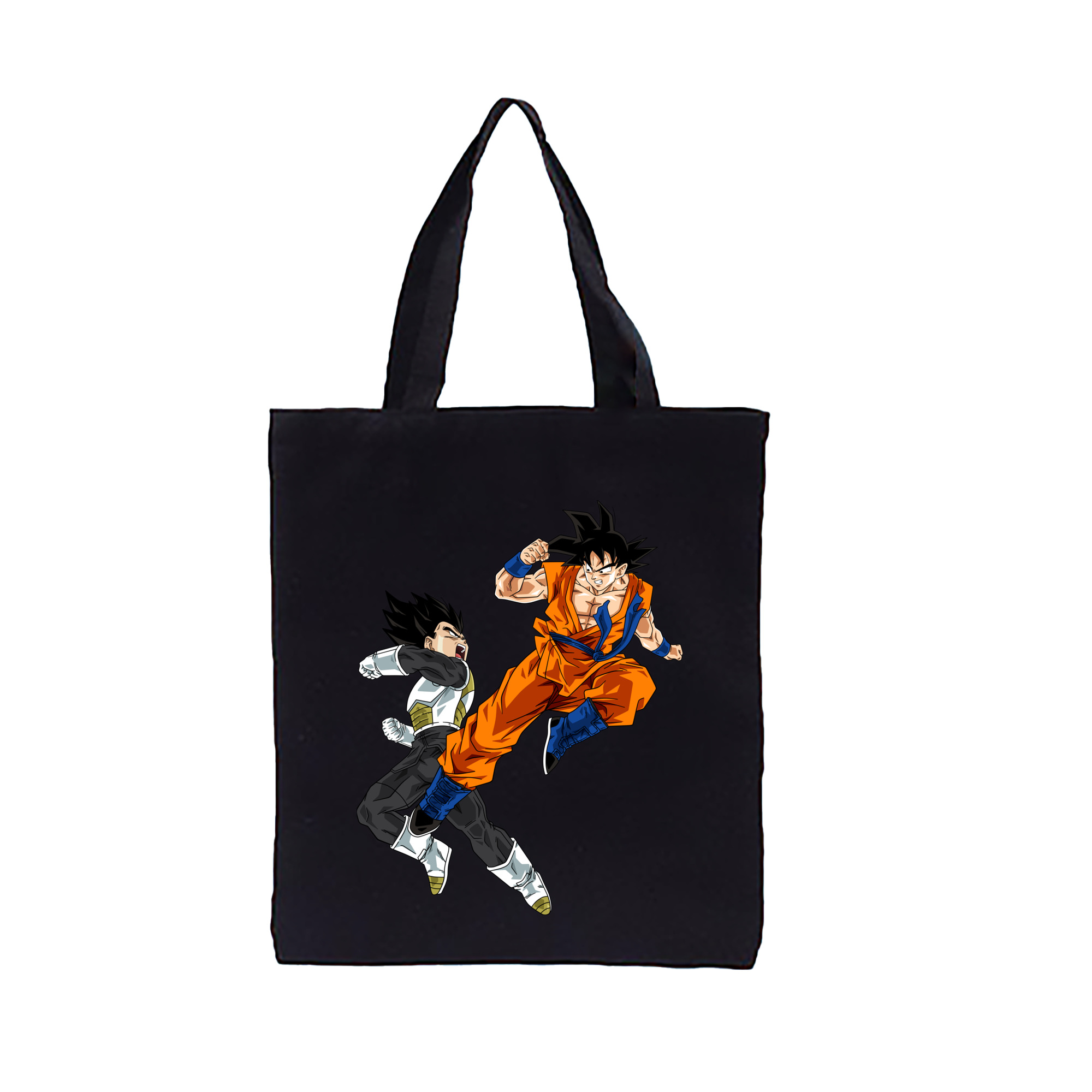 （画像用） ドラゴンボール 孫悟空（そん ごくう）Son Goku カカロット DRAGON BALL Kakarotto 縦型キャンバス生地手提げバッグ　トートバッグ