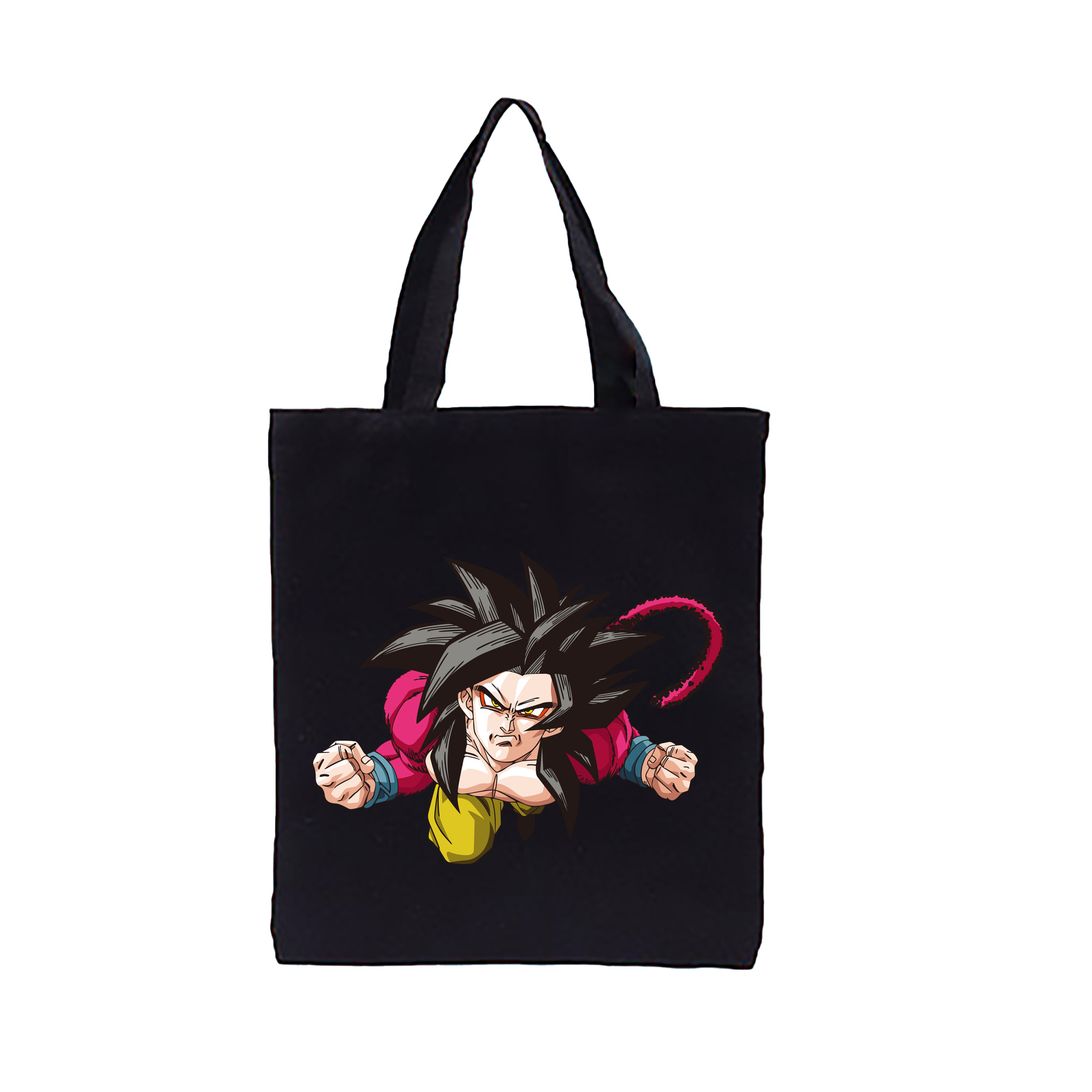 （画像用） ドラゴンボール 孫悟空（そん ごくう）Son Goku カカロット DRAGON BALL Kakarotto 縦型キャンバス生地手提げバッグ　トートバッグ