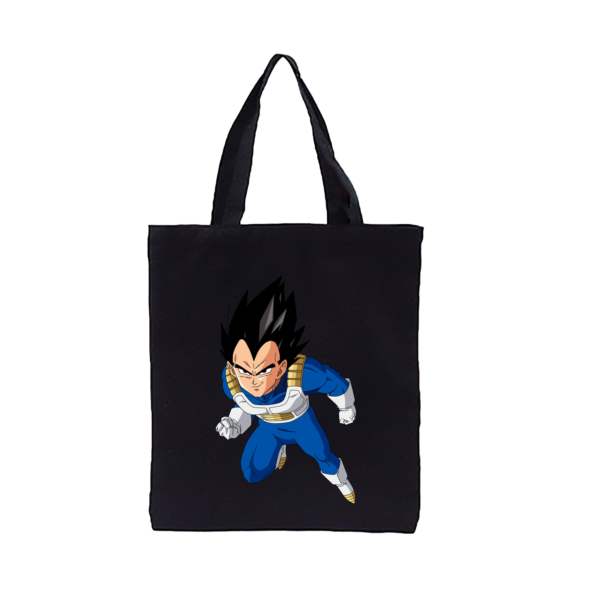 （画像用） ドラゴンボール ベジータ四世（Bejīta Yonsei）DRAGON BALL Vegeta IV 縦型キャンバス生地手提げバッグ　トートバッグ