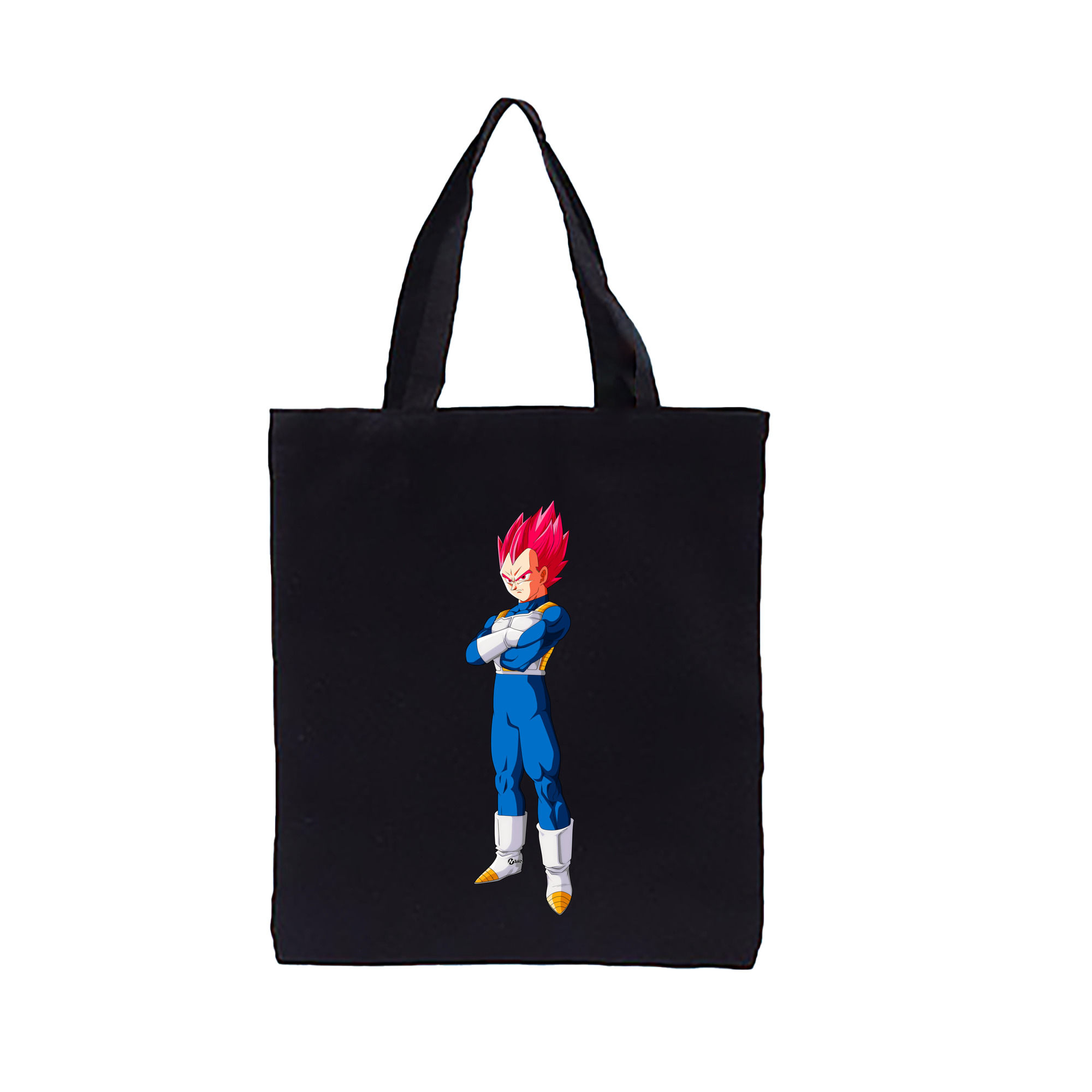 （画像用） ドラゴンボール ベジータ四世（Bejīta Yonsei）DRAGON BALL Vegeta IV 縦型キャンバス生地手提げバッグ　トートバッグ