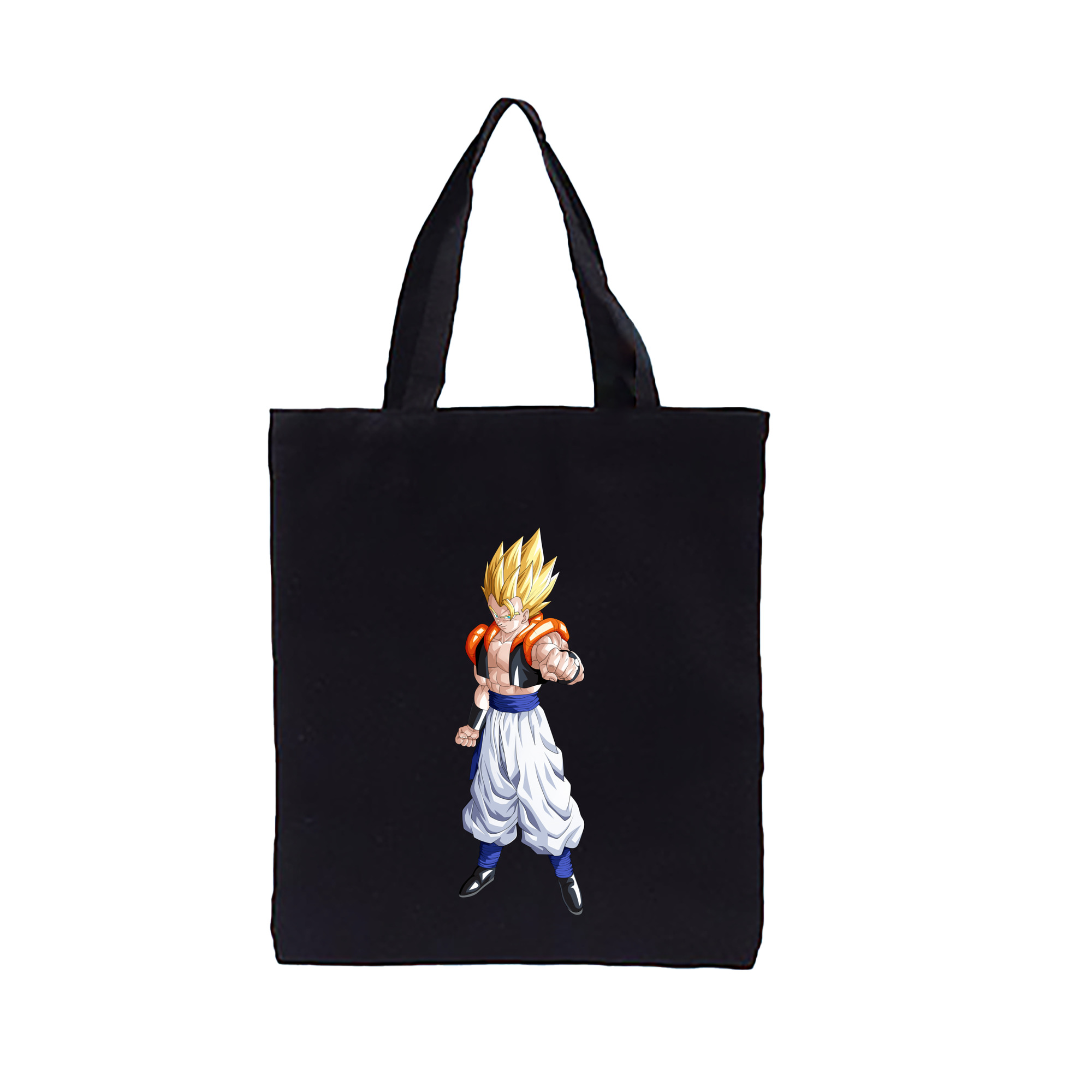 （画像用） ドラゴンボール ベジータ四世（Bejīta Yonsei）DRAGON BALL Vegeta IV 縦型キャンバス生地手提げバッグ　トートバッグ