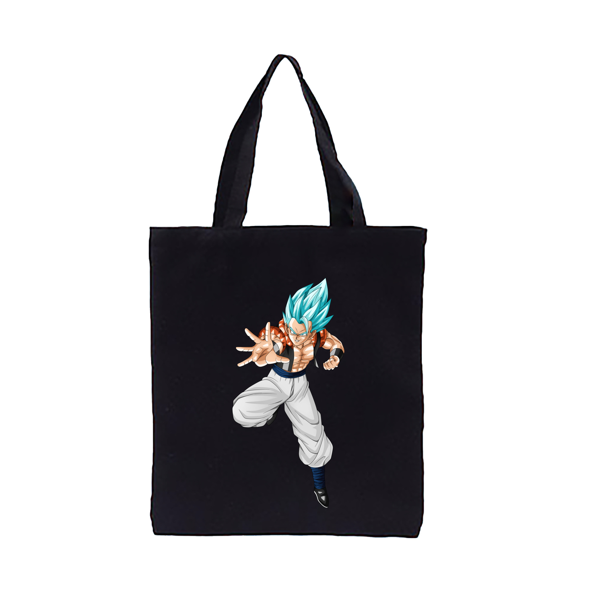 （画像用） ドラゴンボール ベジータ四世（Bejīta Yonsei）DRAGON BALL Vegeta IV 縦型キャンバス生地手提げバッグ　トートバッグ