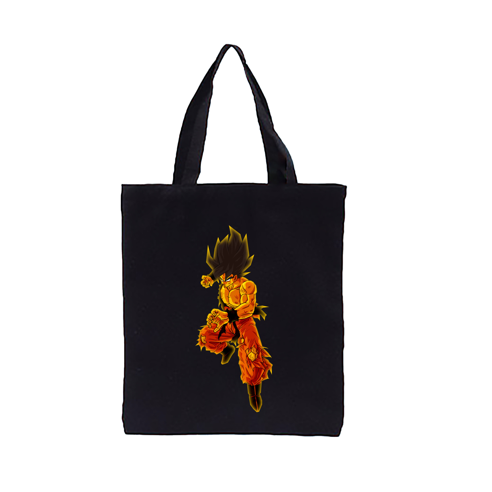 （画像用） ドラゴンボール 孫 悟飯（そんごはん）DRAGON BALL Son Gohan 縦型キャンバス生地手提げバッグ　トートバッグ
