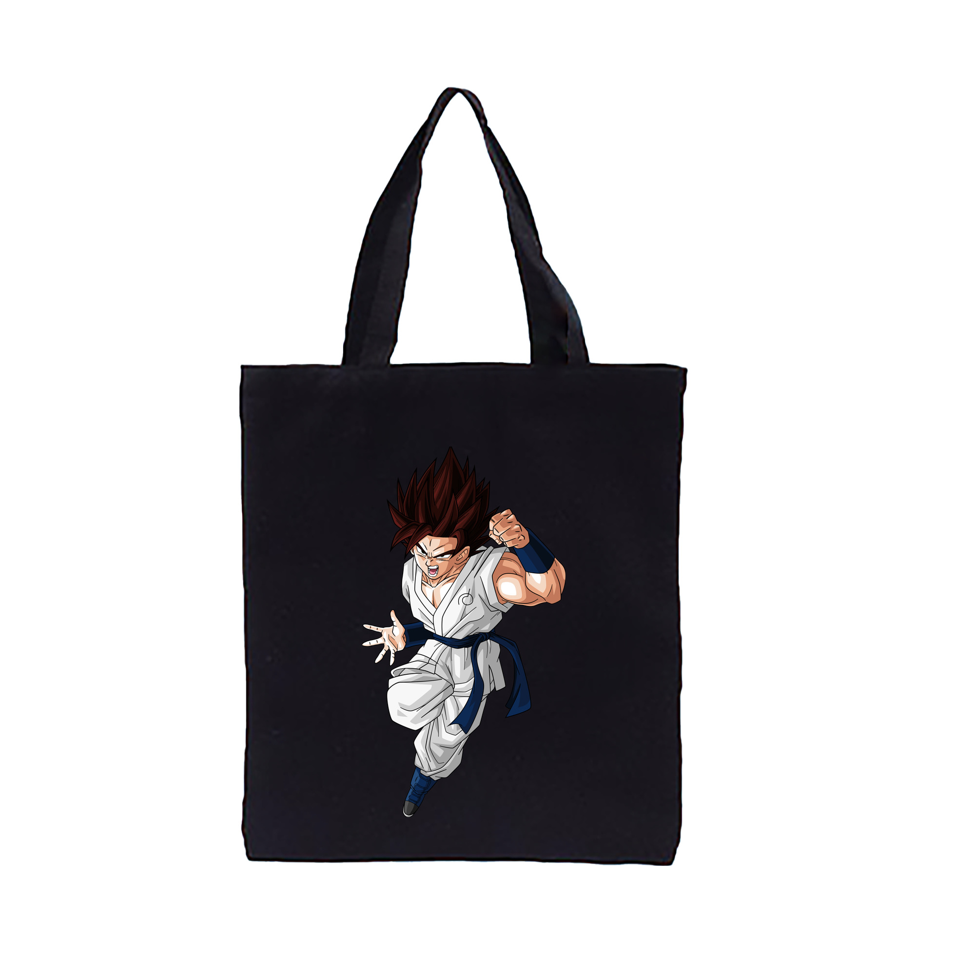 （画像用） ドラゴンボール 孫 悟飯（そんごはん）DRAGON BALL Son Gohan 縦型キャンバス生地手提げバッグ　トートバッグ