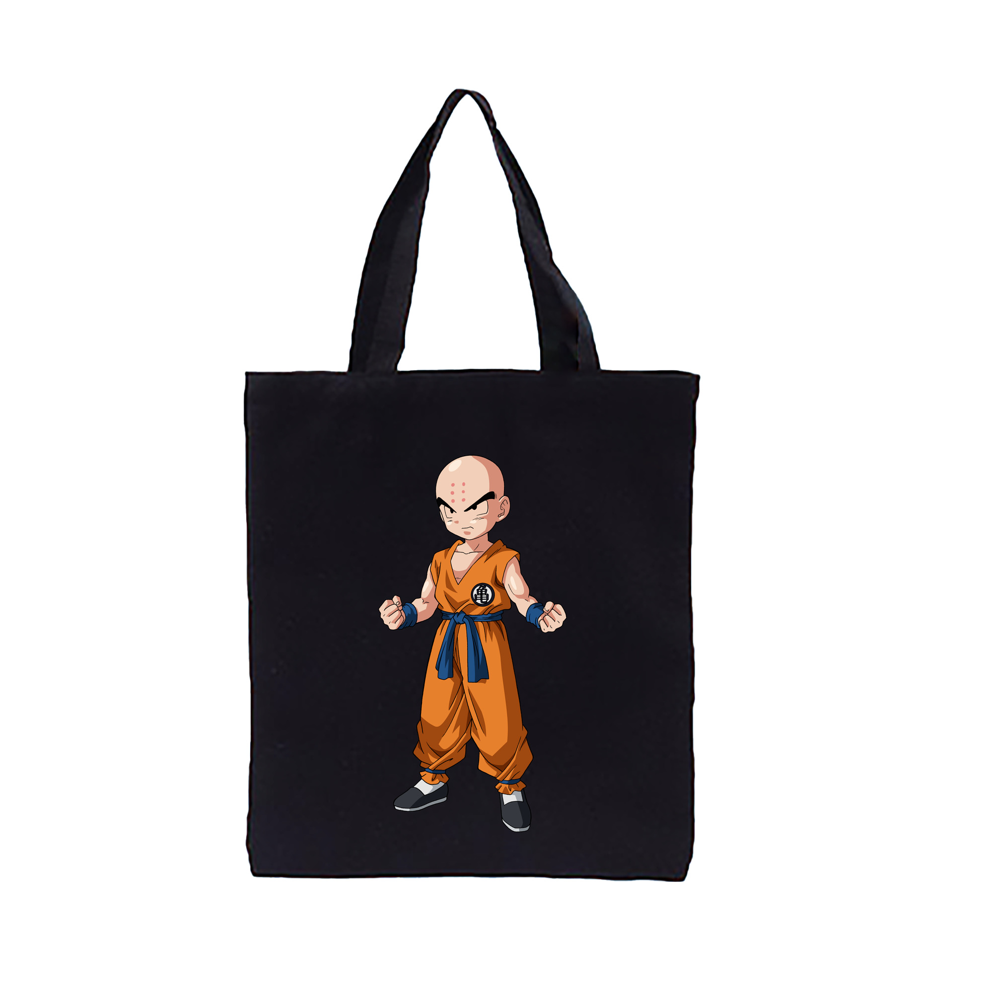 （画像用） ドラゴンボール クリリン DRAGON BALL krillin 縦型キャンバス生地手提げバッグ　トートバッグ
