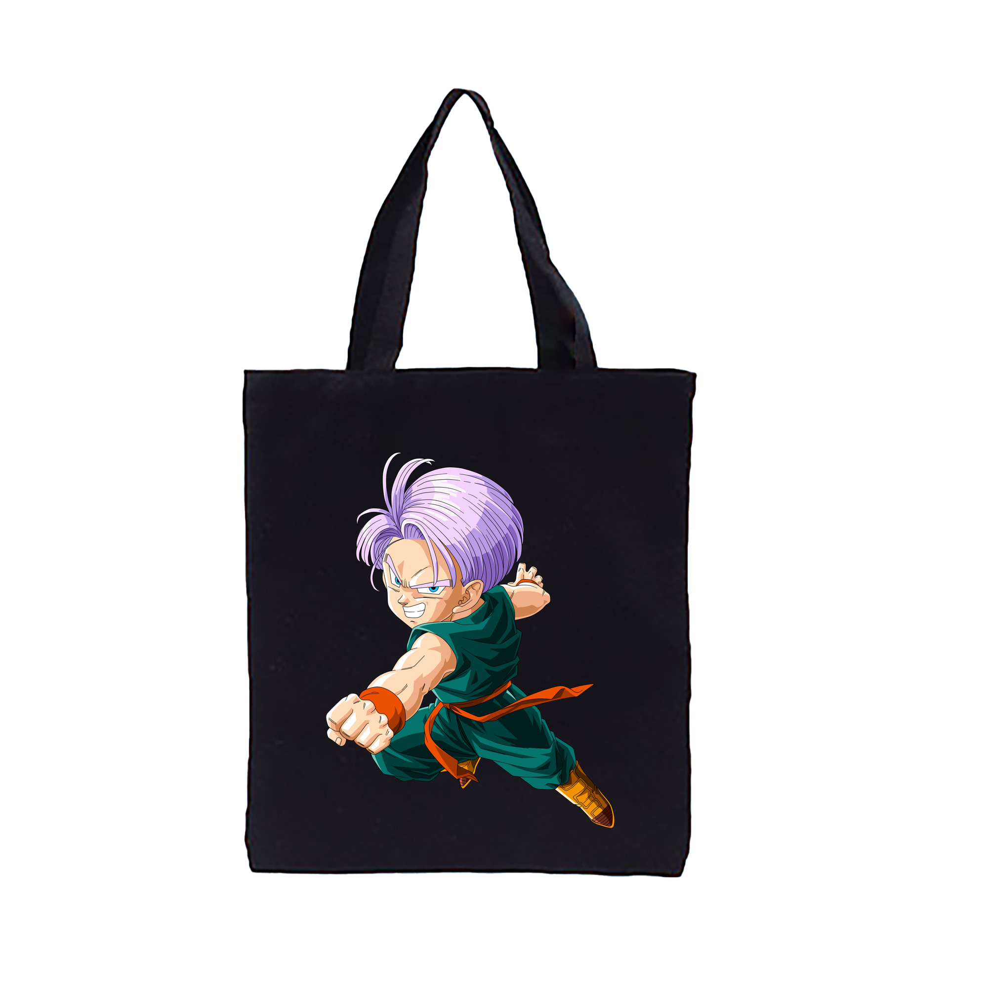 （画像用） ドラゴンボール トランクス（Torankusu）DRAGON BALL Trunks 縦型キャンバス生地手提げバッグ　トートバッグ