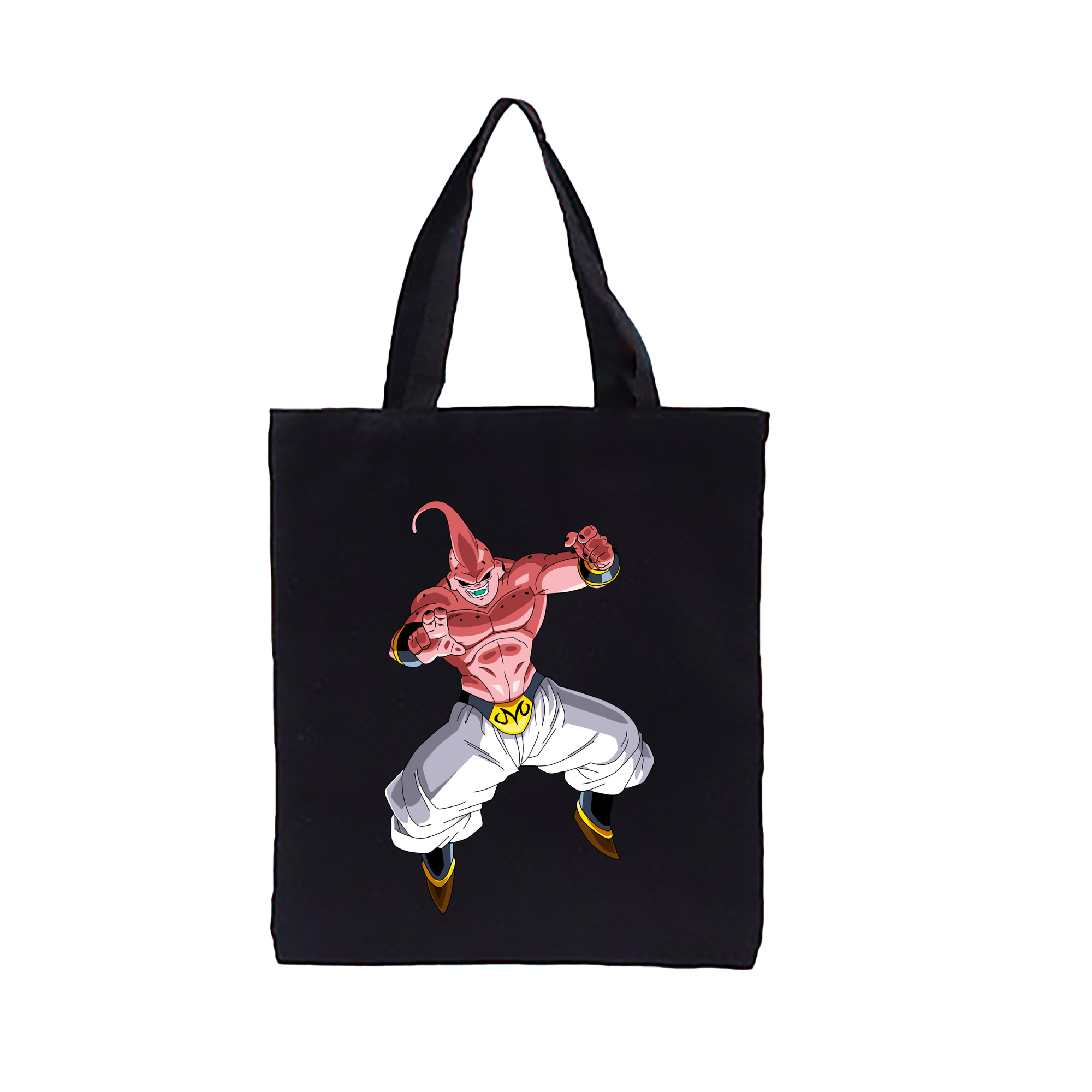 （画像用） ドラゴンボール 魔人ブウ DRAGON BALL Majin Buu 縦型キャンバス生地手提げバッグ　トートバッグ