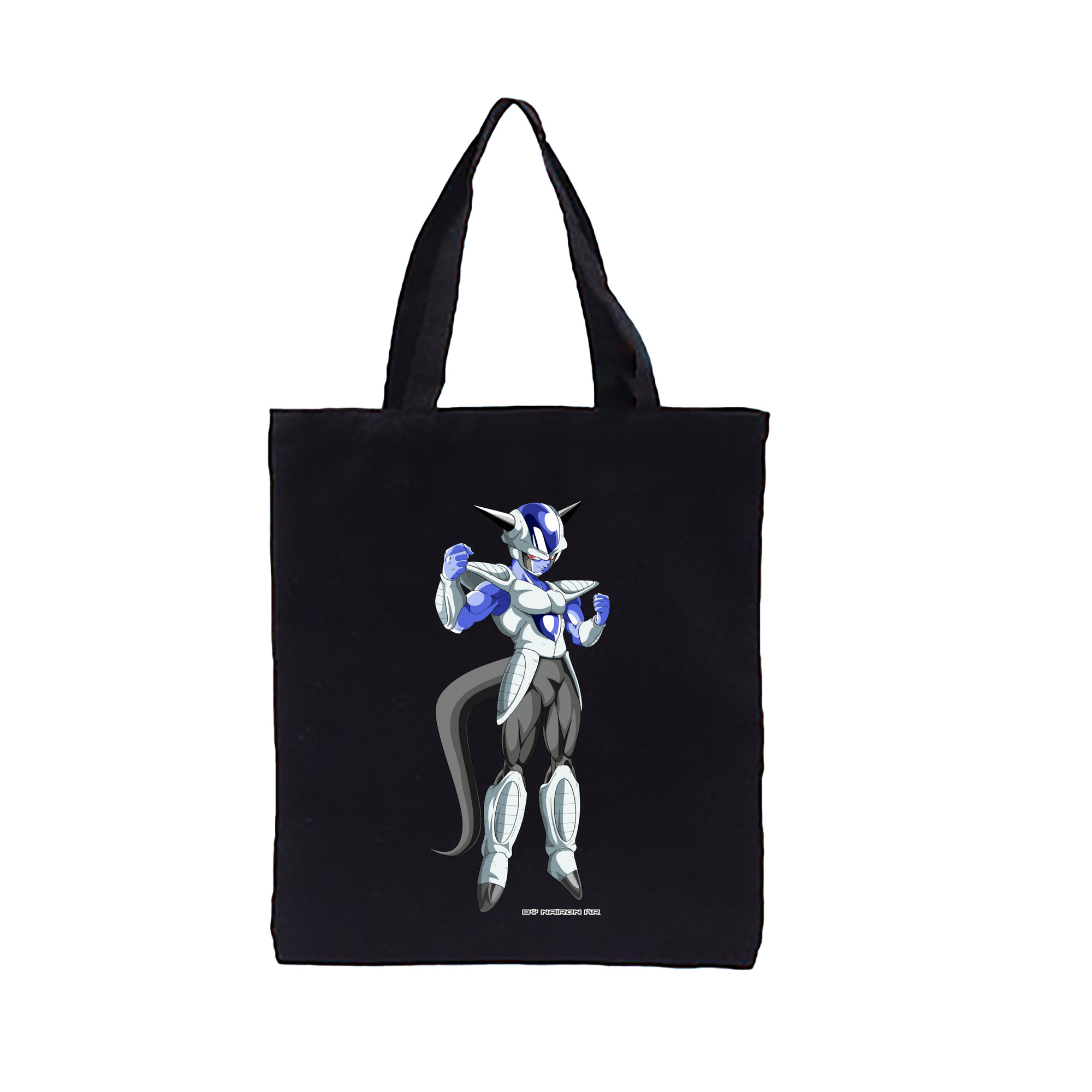 （画像用） ドラゴンボール フリーザ DRAGON BALL Frieza 縦型キャンバス生地手提げバッグ　トートバッグ