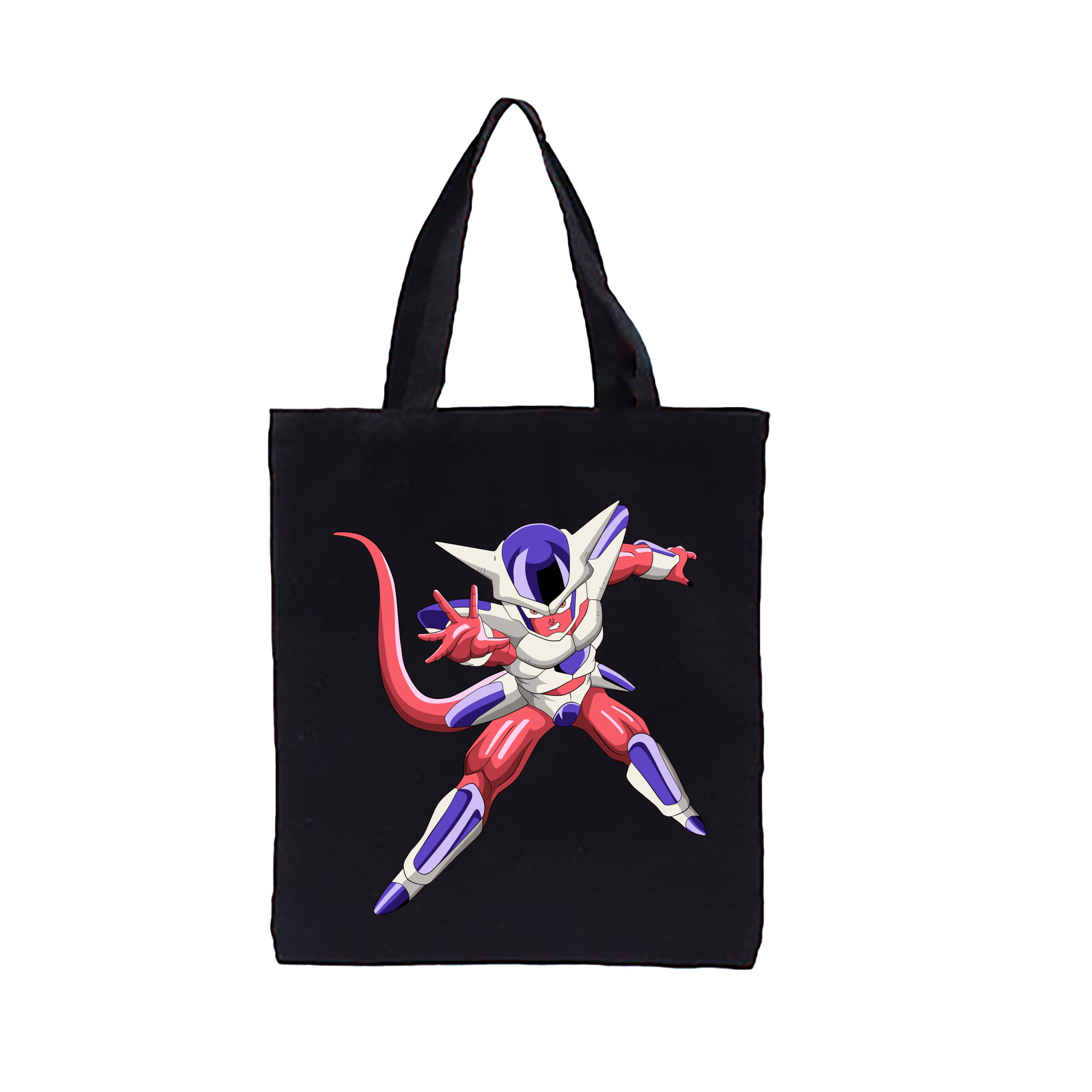 （画像用） ドラゴンボール フリーザ DRAGON BALL Frieza 縦型キャンバス生地手提げバッグ　トートバッグ