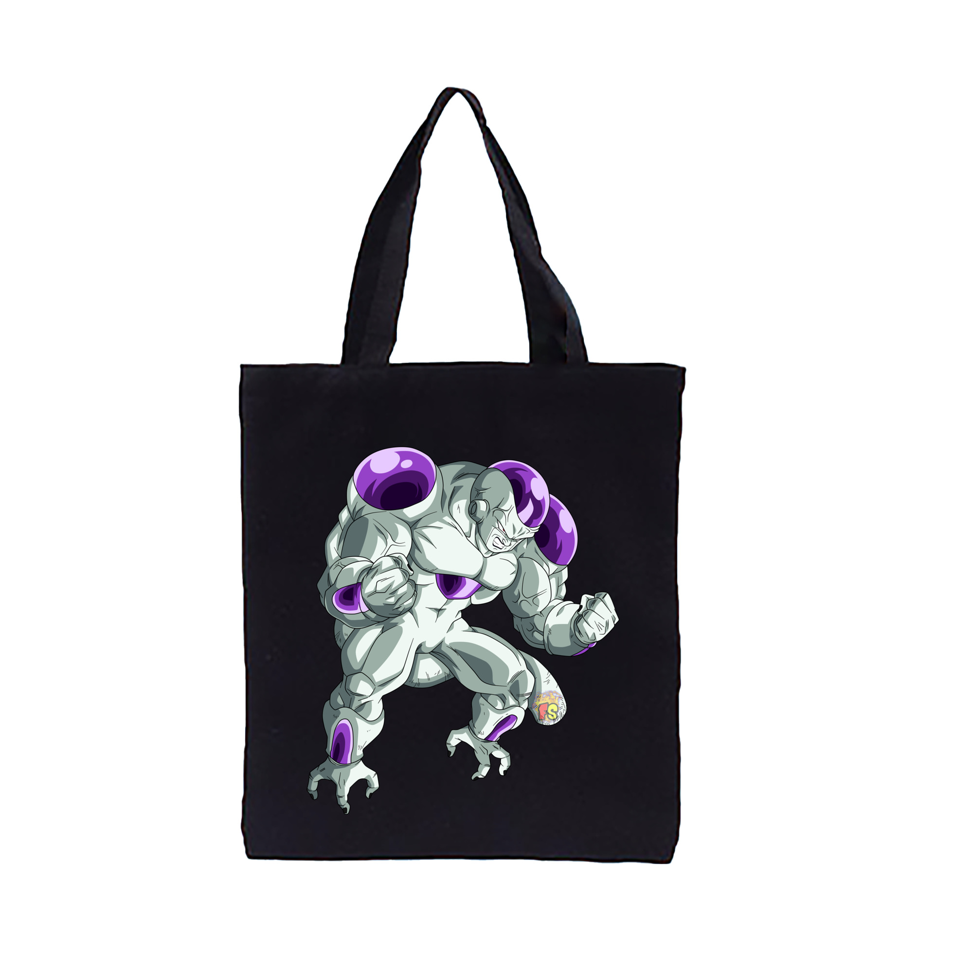 （画像用） ドラゴンボール フリーザ DRAGON BALL Frieza 縦型キャンバス生地手提げバッグ　トートバッグ