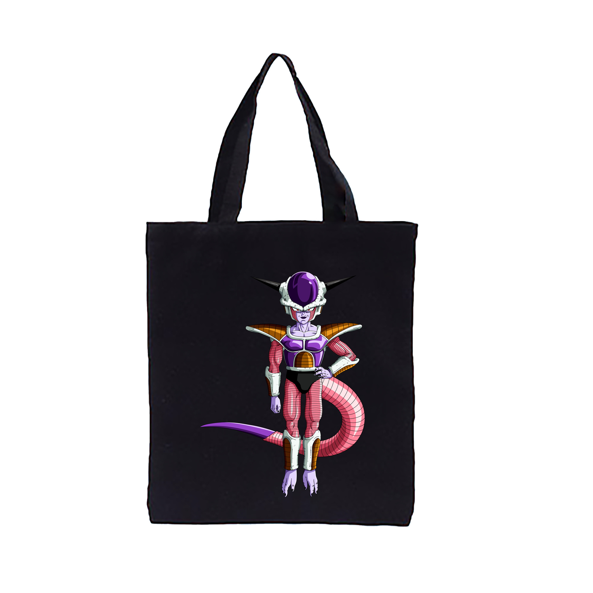 （画像用） ドラゴンボール フリーザ DRAGON BALL Frieza 縦型キャンバス生地手提げバッグ　トートバッグ