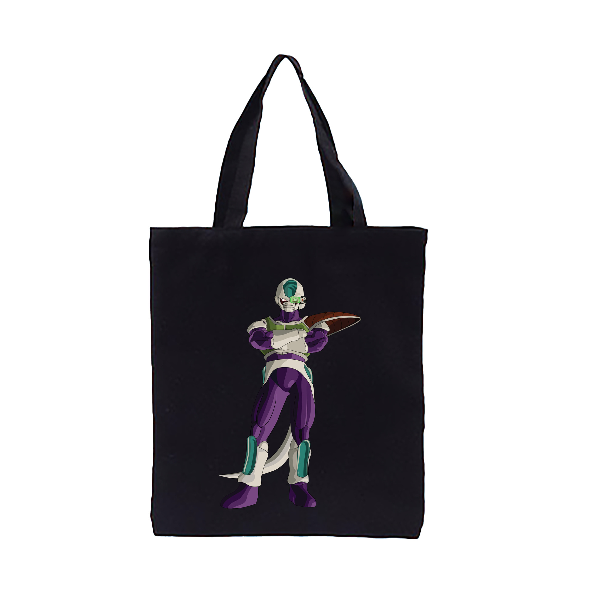 （画像用） ドラゴンボール フリーザ DRAGON BALL Frieza 縦型キャンバス生地手提げバッグ　トートバッグ