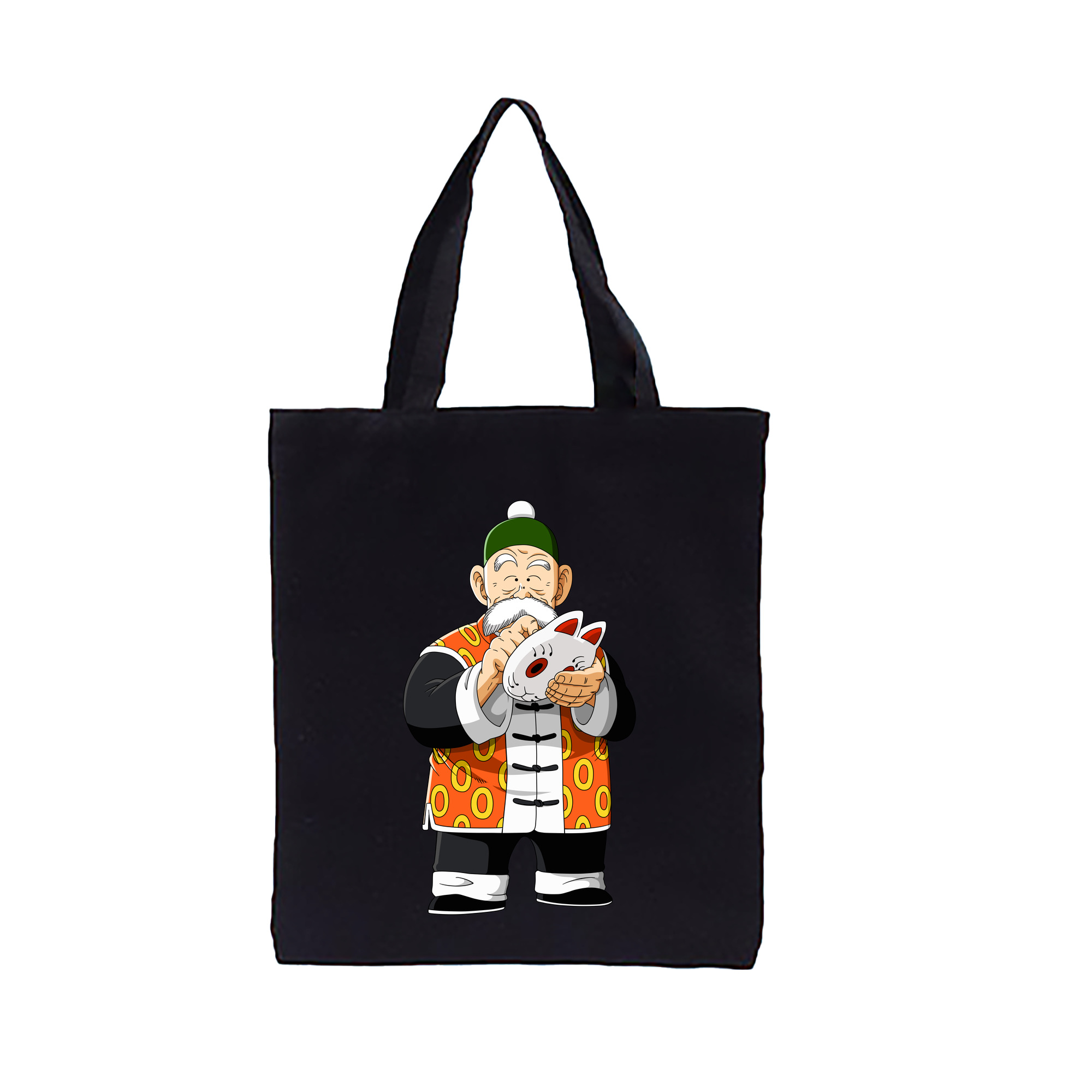 （画像用） ドラゴンボール 亀仙人（かめせんにん） DRAGON BALL Master Roshi Kame Sennin 縦型キャンバス生地手提げバッグ　トートバッグ