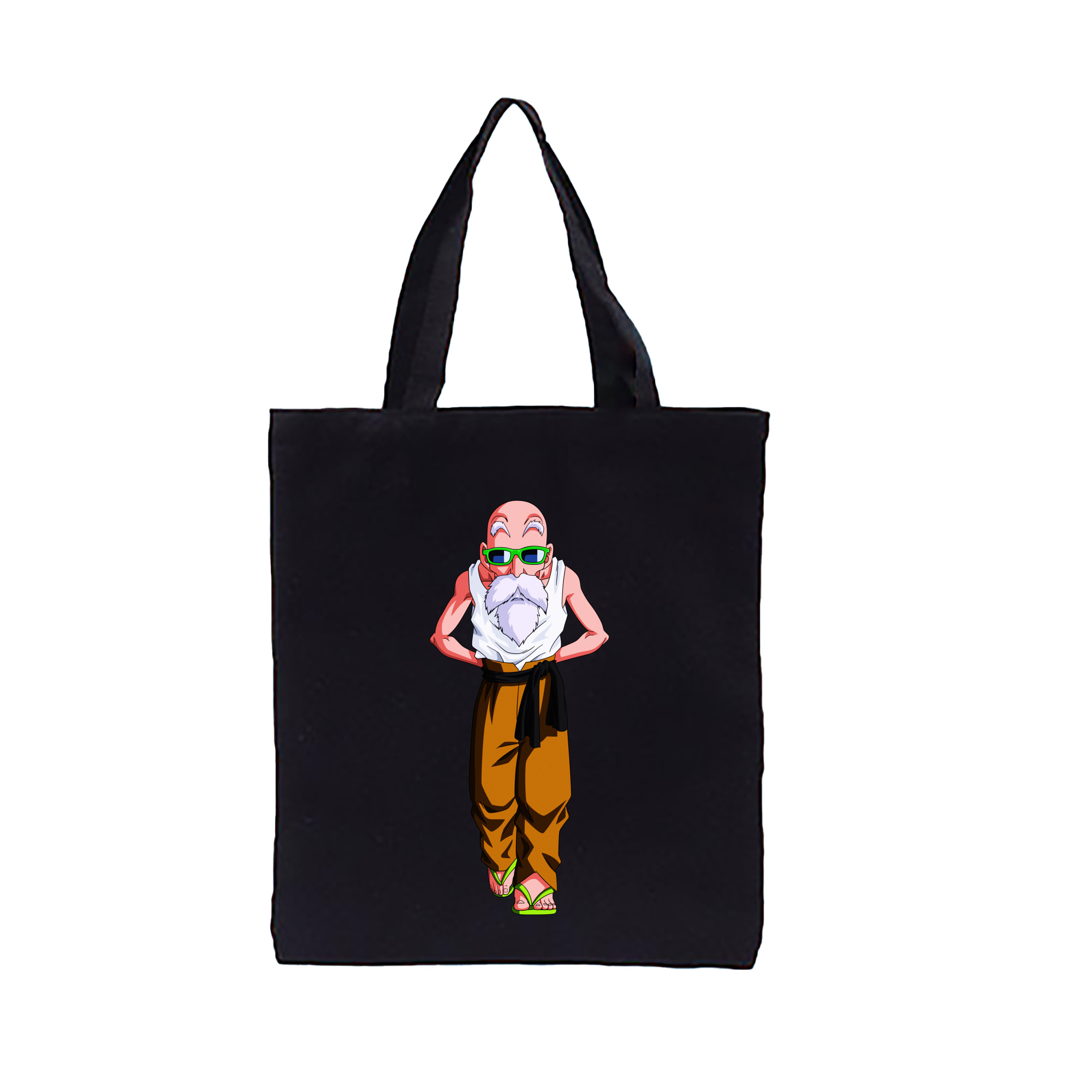 （画像用） ドラゴンボール 亀仙人（かめせんにん） DRAGON BALL Master Roshi Kame Sennin 縦型キャンバス生地手提げバッグ　トートバッグ