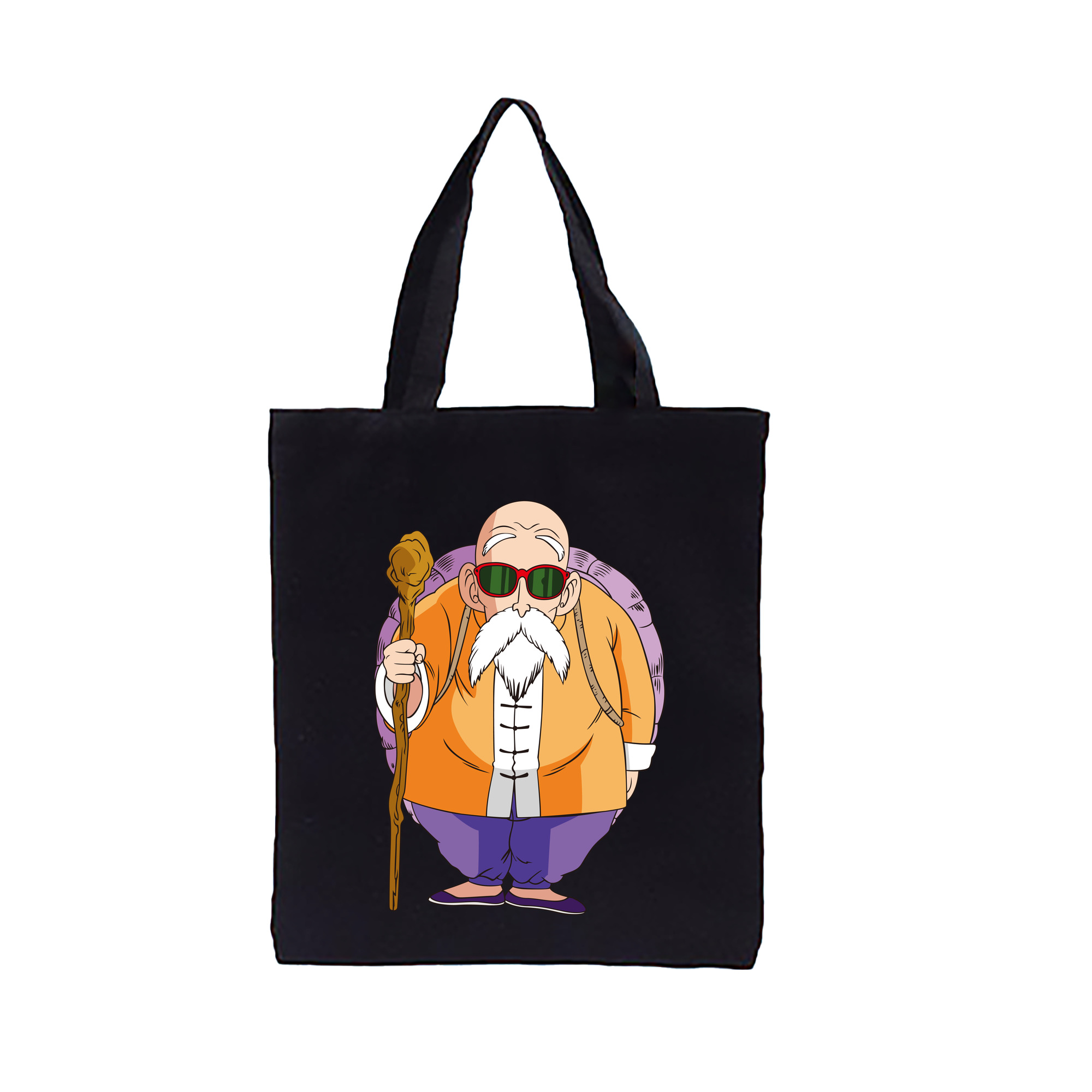 （画像用） ドラゴンボール 亀仙人（かめせんにん） DRAGON BALL Master Roshi Kame Sennin 縦型キャンバス生地手提げバッグ　トートバッグ