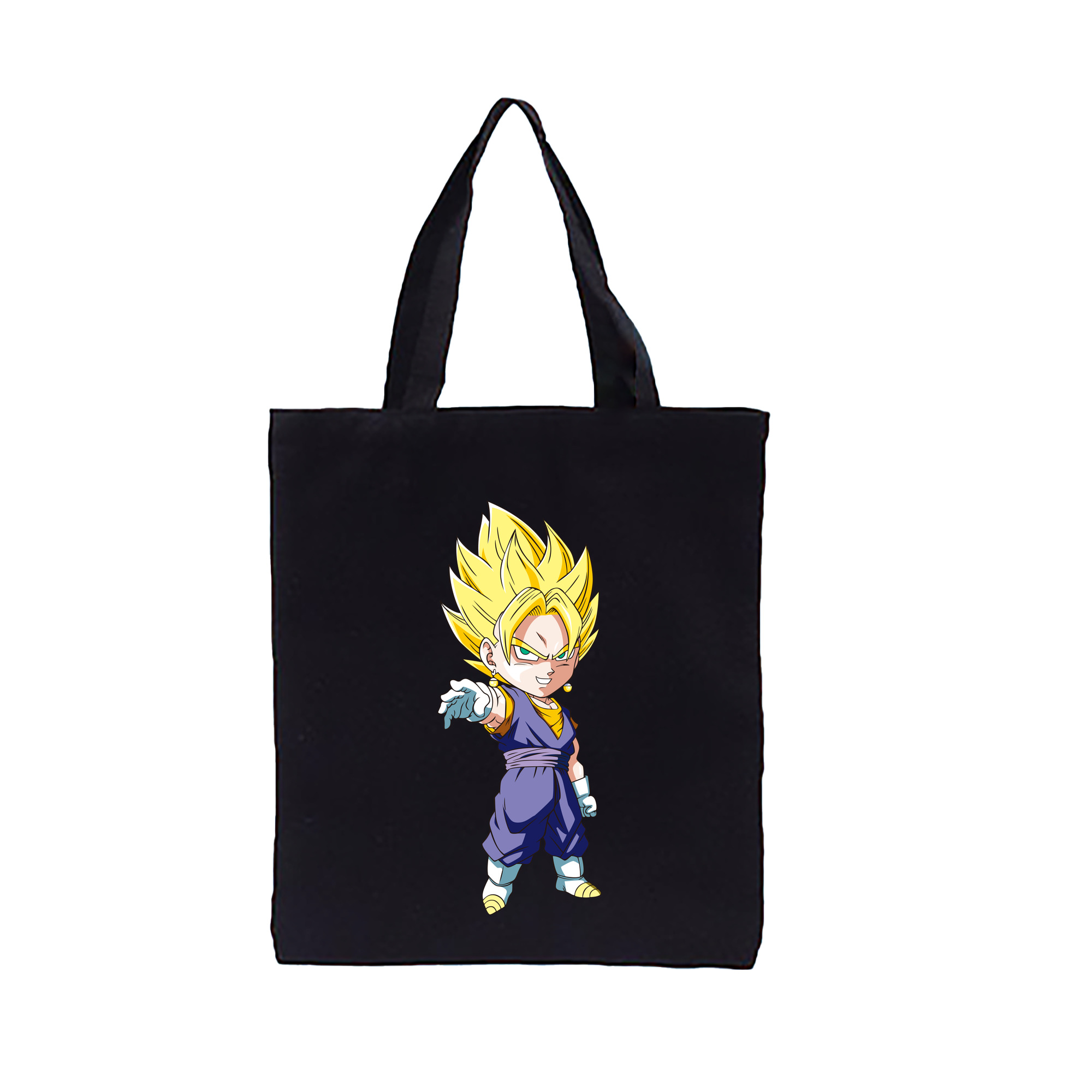 （画像用） ドラゴンボール ベジット DRAGON BALL Vegetto 縦型キャンバス生地手提げバッグ　トートバッグ
