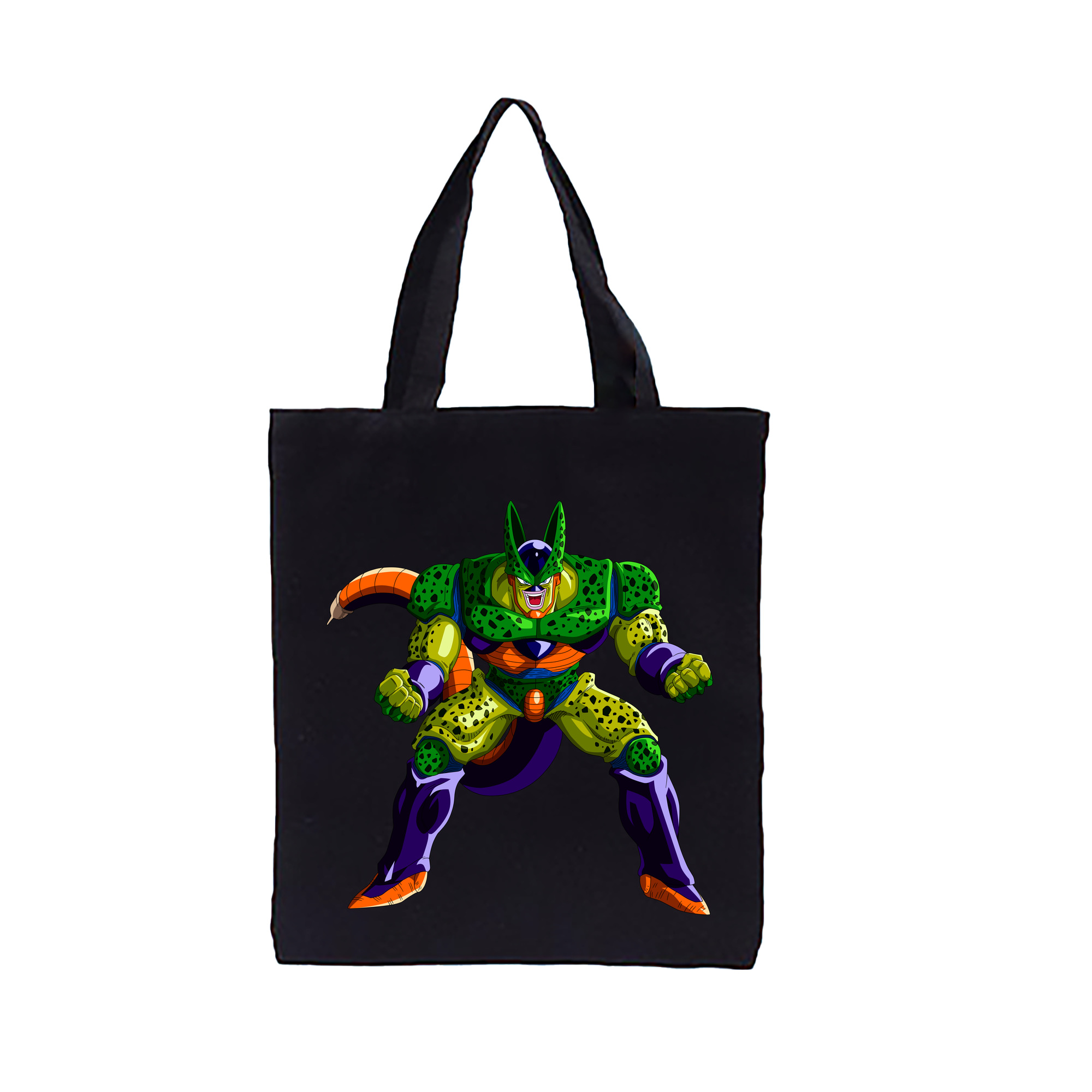 （画像用） ドラゴンボール セル DRAGON BALL Cell 縦型キャンバス生地手提げバッグ　トートバッグ